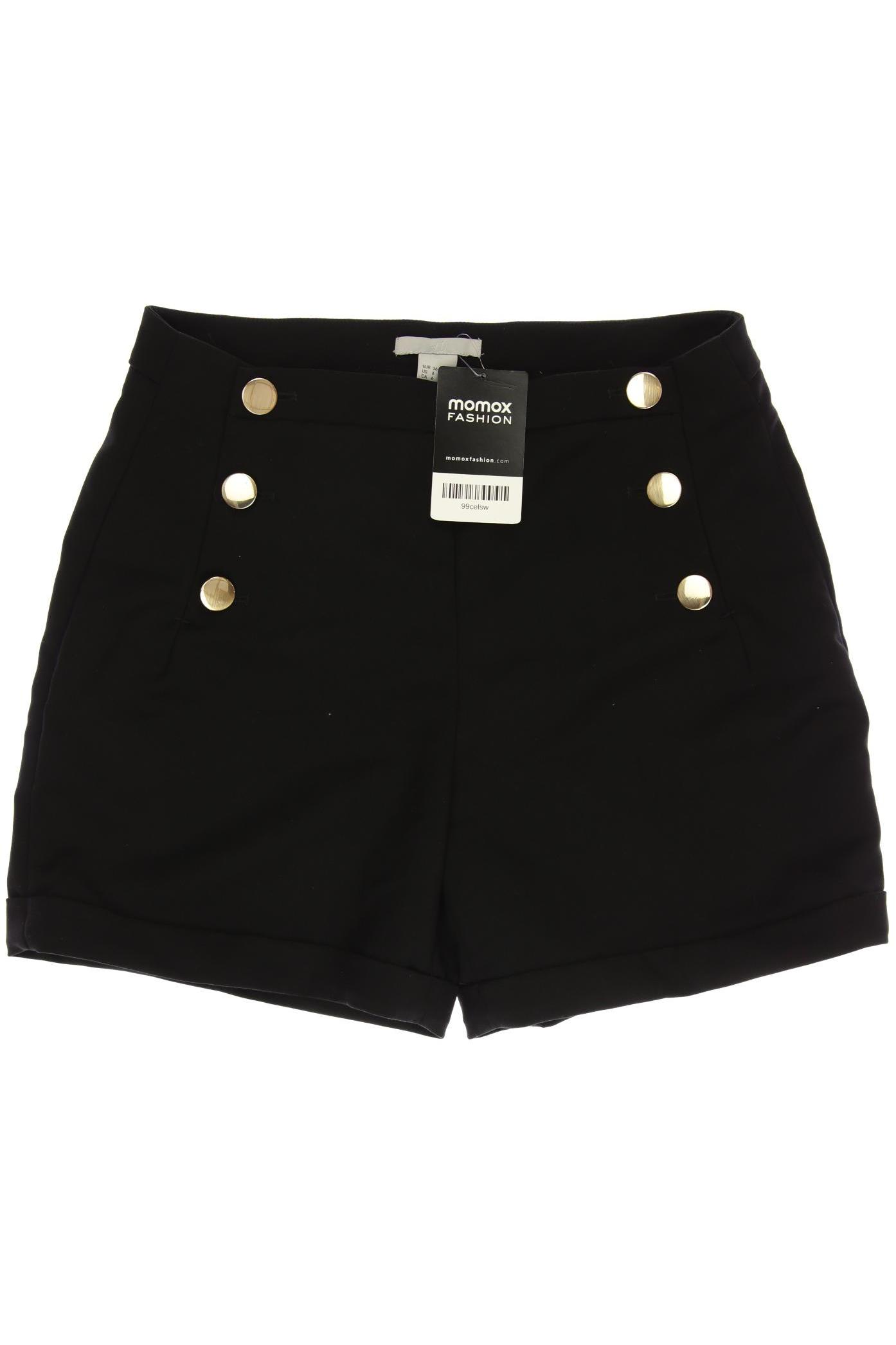

H&M Damen Shorts, schwarz, Gr. 36