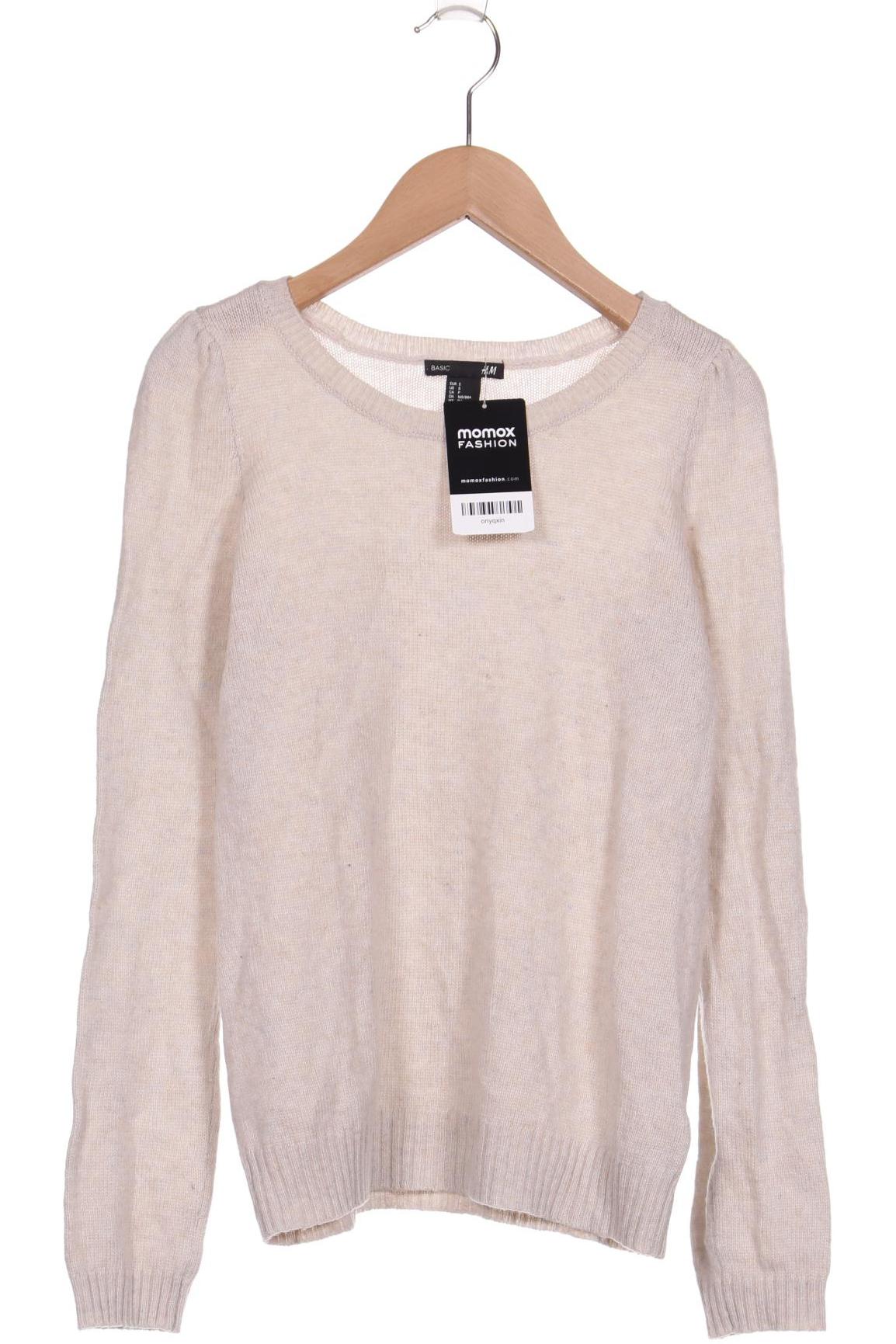 

H&M Damen Pullover, cremeweiß, Gr. 36