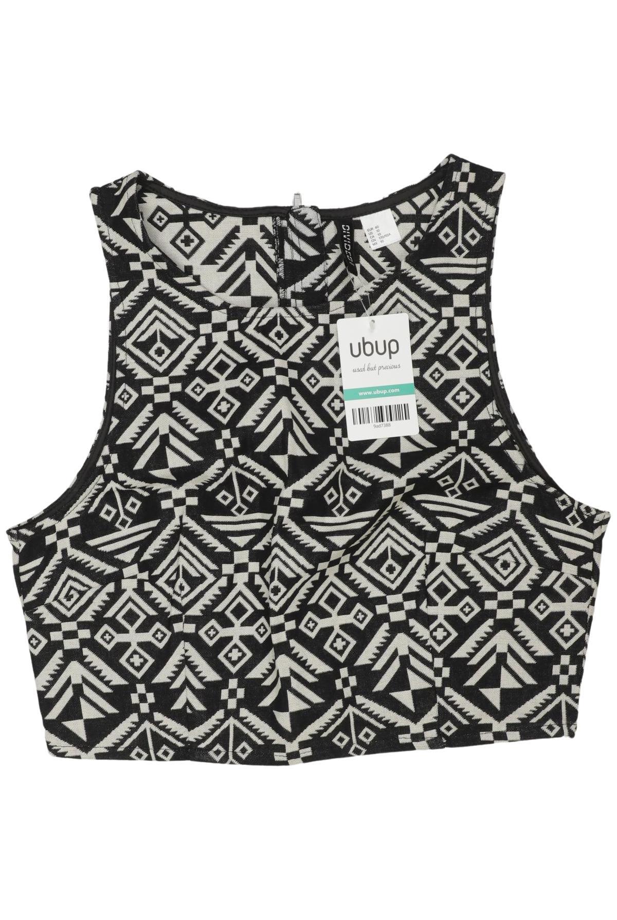 

H&M Damen Top, schwarz, Gr. 40