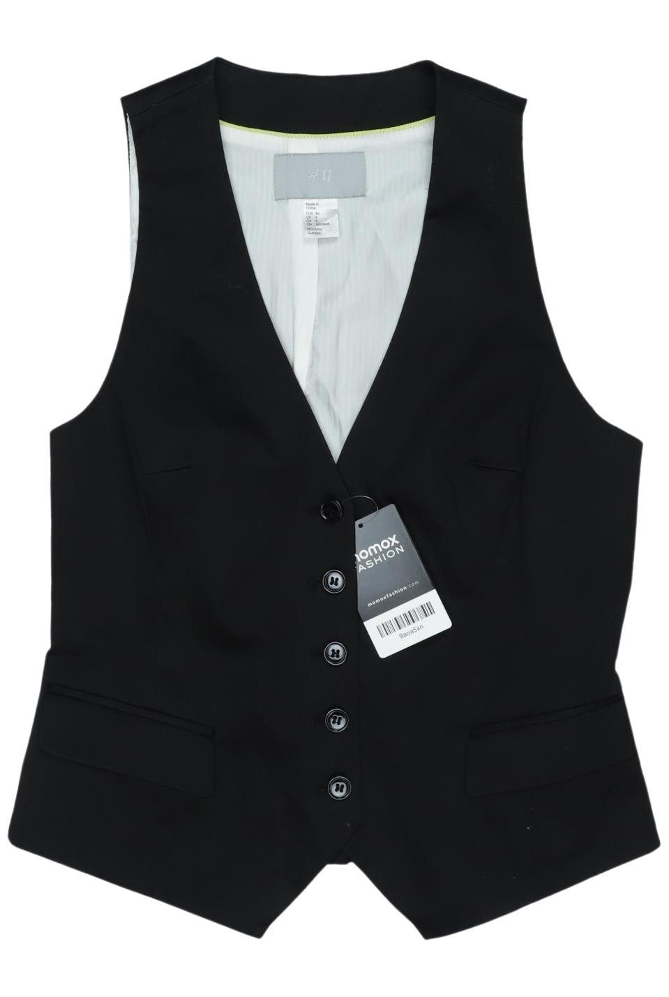 

H&M Damen Weste, schwarz, Gr. 36