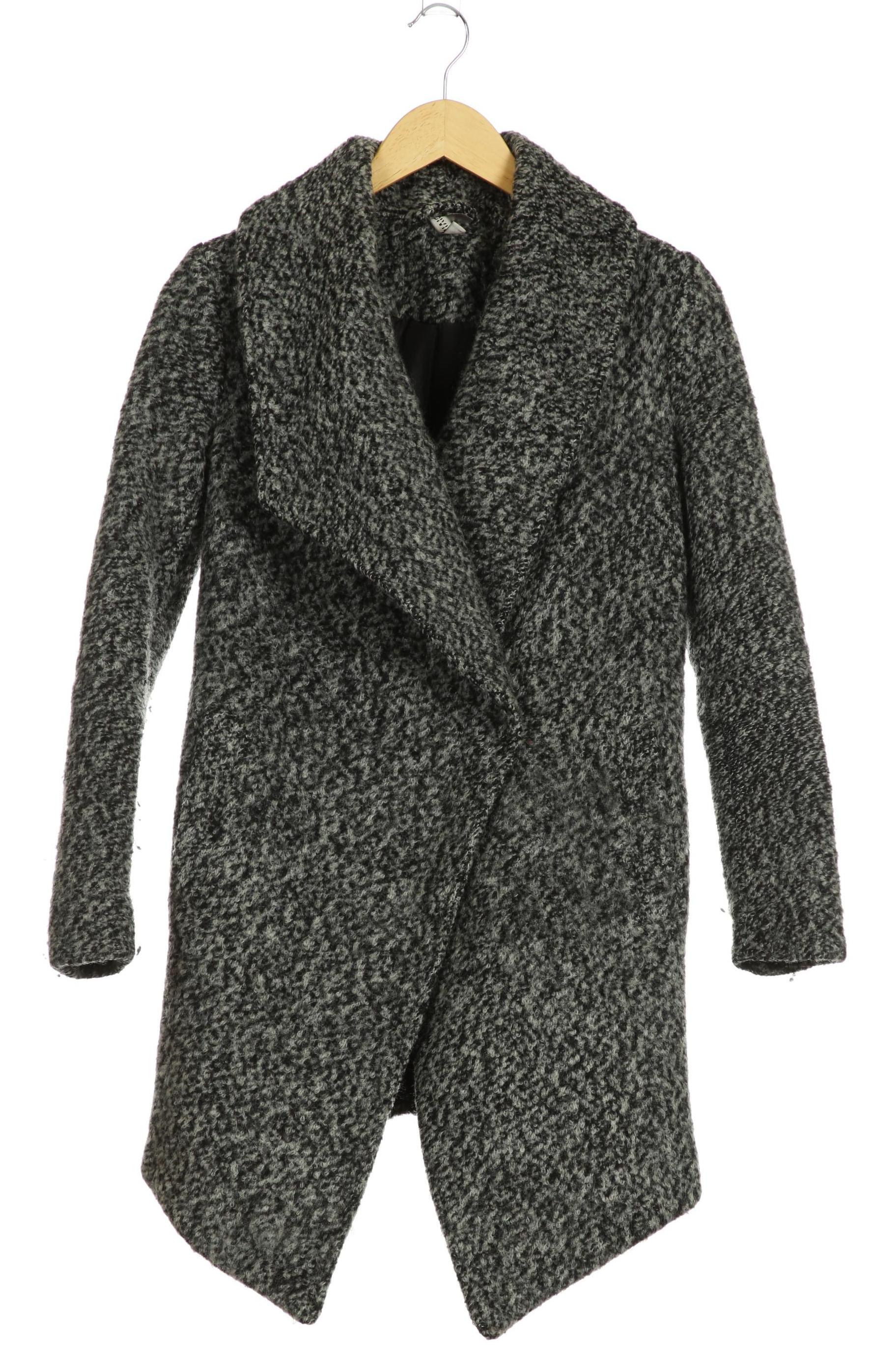 

H&M Damen Mantel, grau, Gr. 32