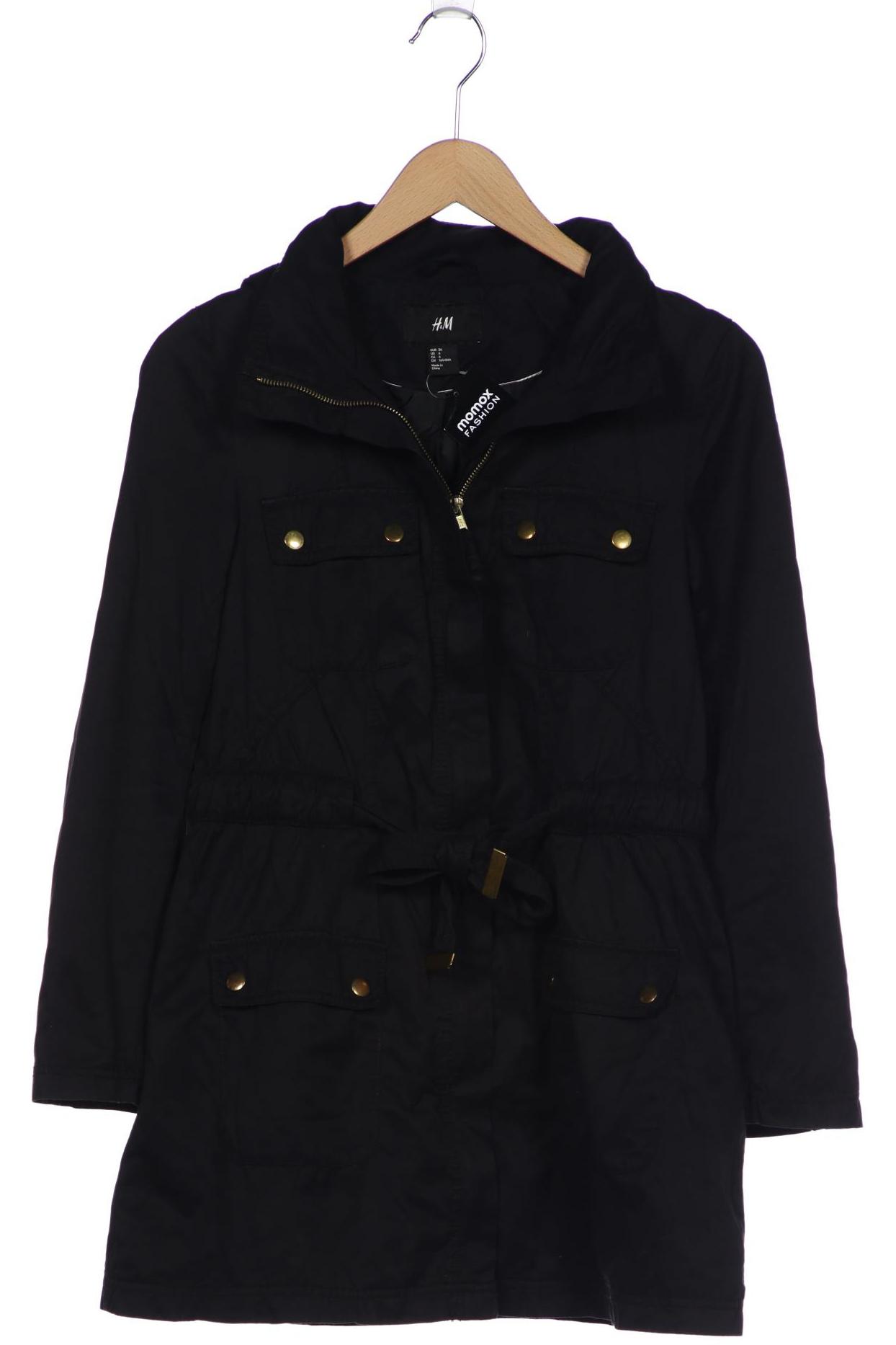 

H&M Damen Mantel, schwarz