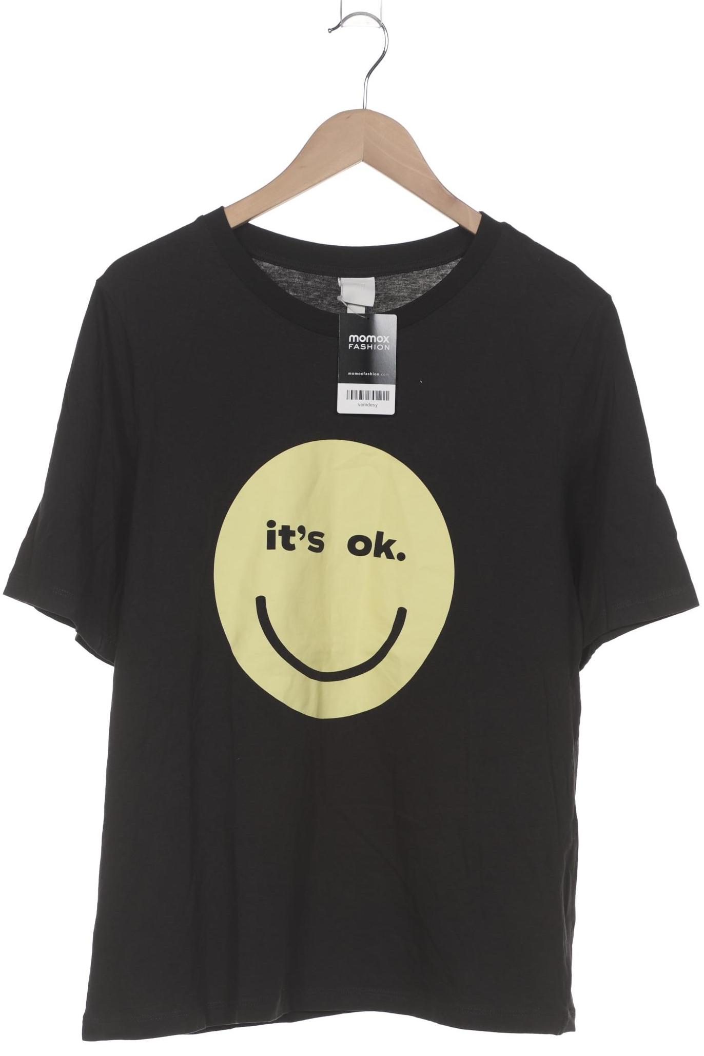 

H&M Damen T-Shirt, schwarz, Gr. 42