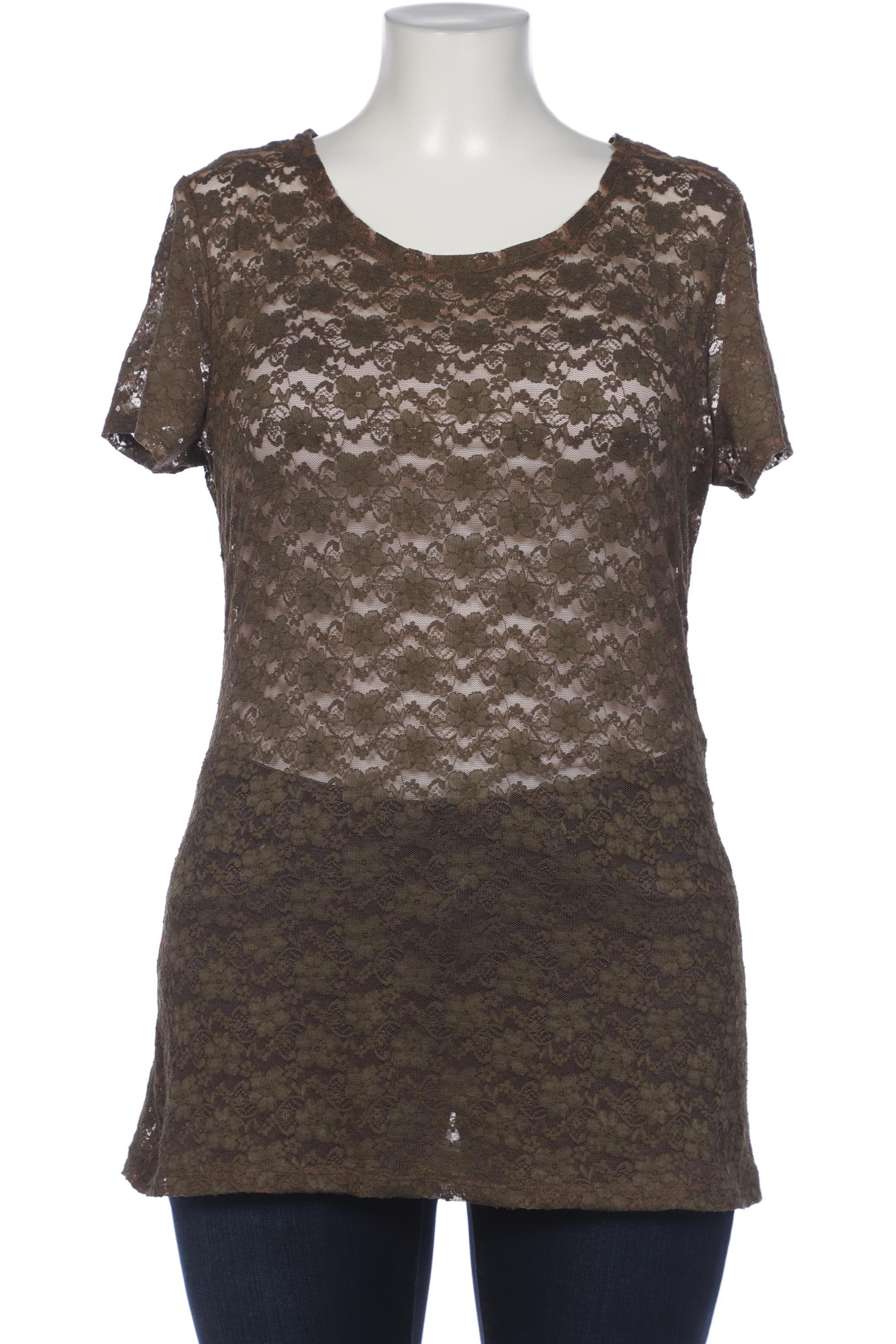 

H&M Damen T-Shirt, braun, Gr. 42