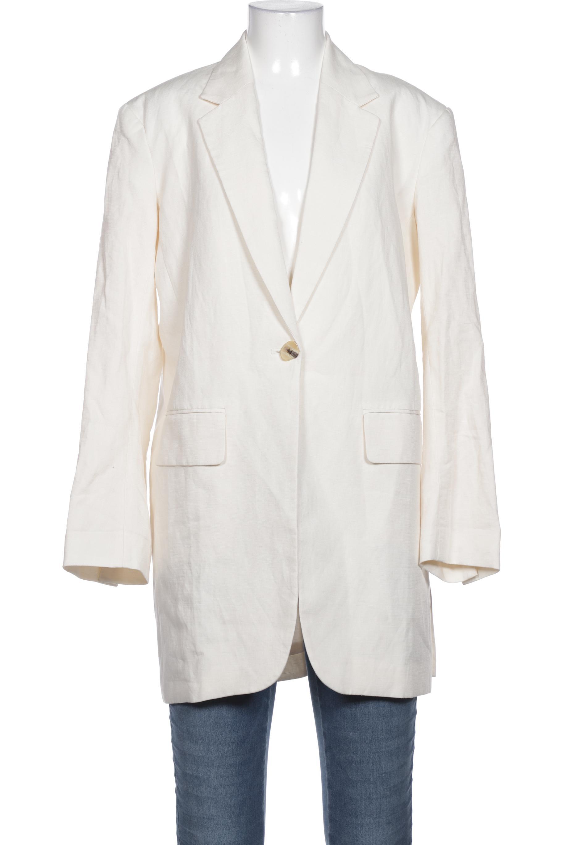 

H&M Damen Blazer, cremeweiß, Gr. 34