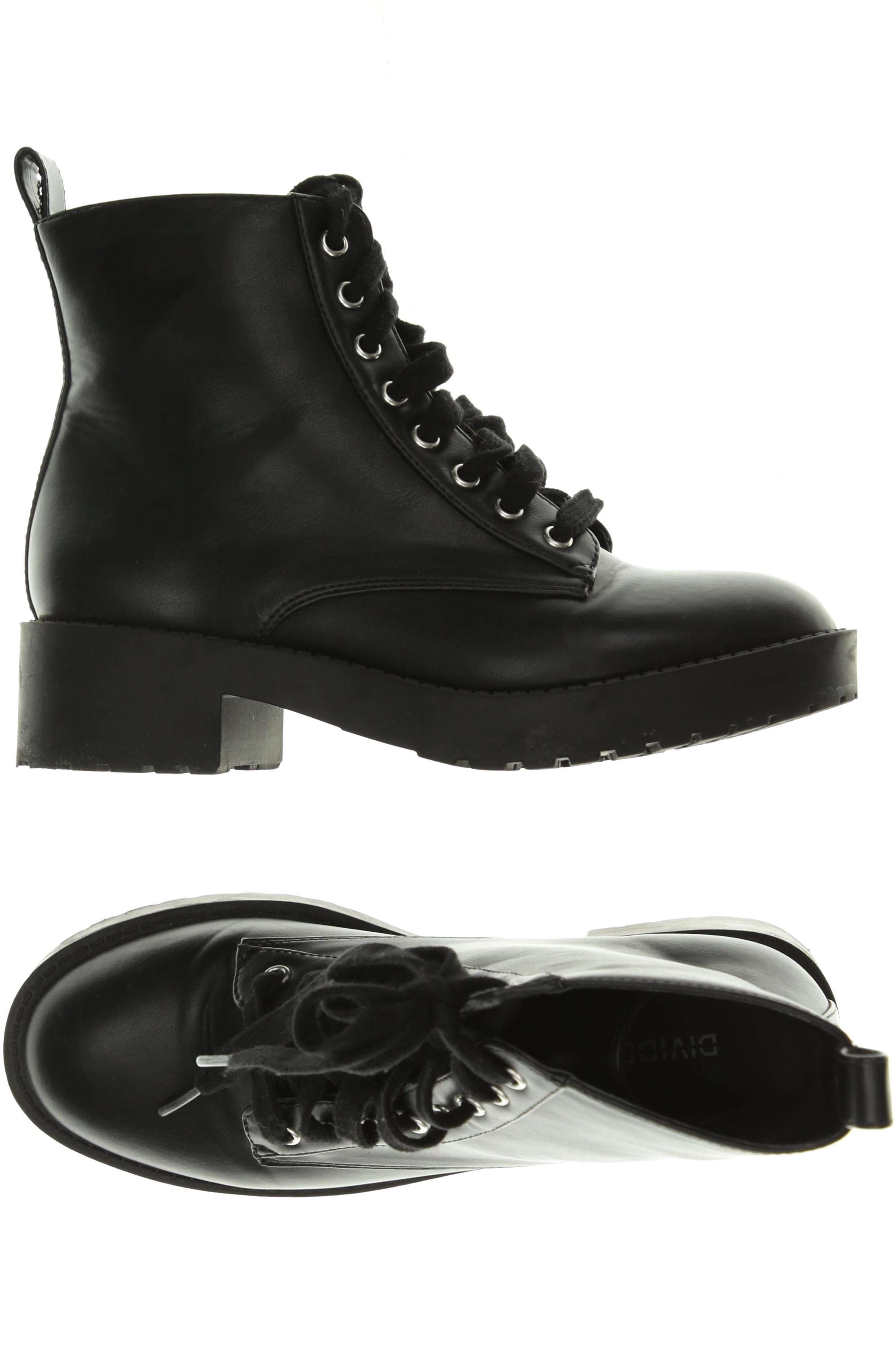 

H&M Damen Stiefelette, schwarz, Gr. 37