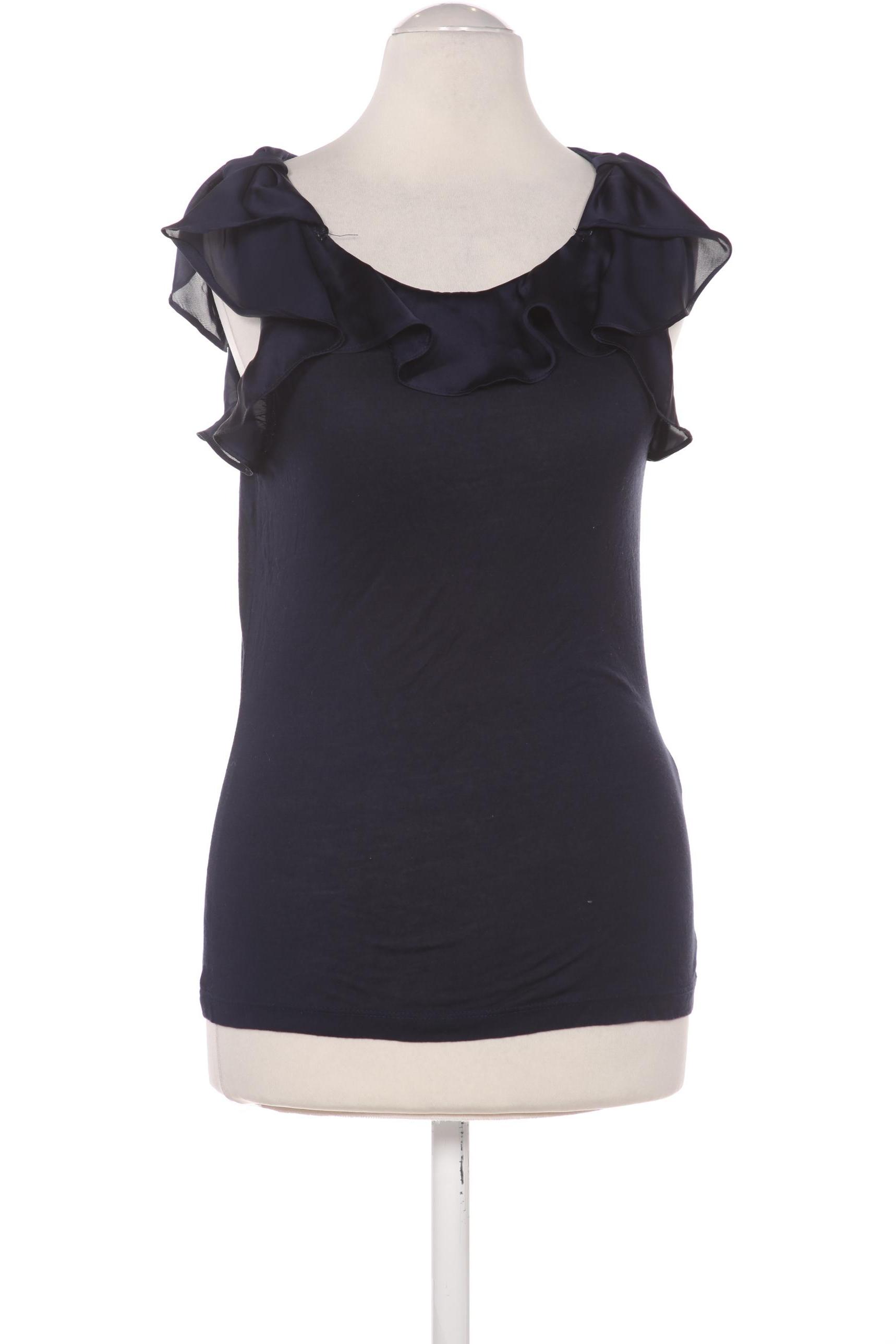 

H&M Damen T-Shirt, marineblau, Gr. 34