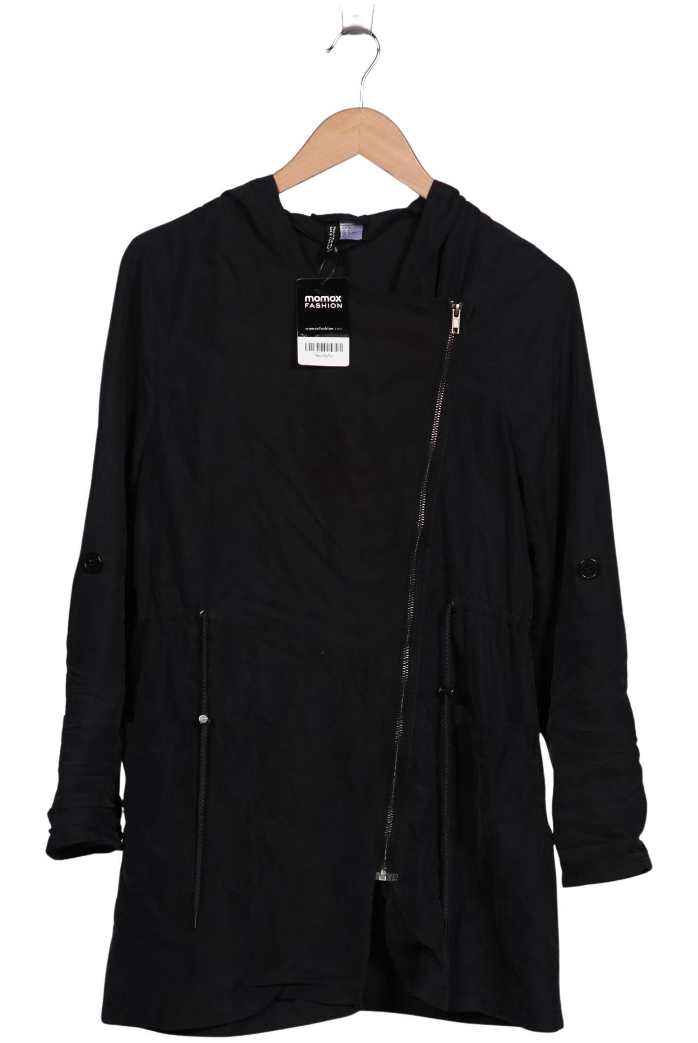 

H&M Damen Mantel, schwarz, Gr. 36
