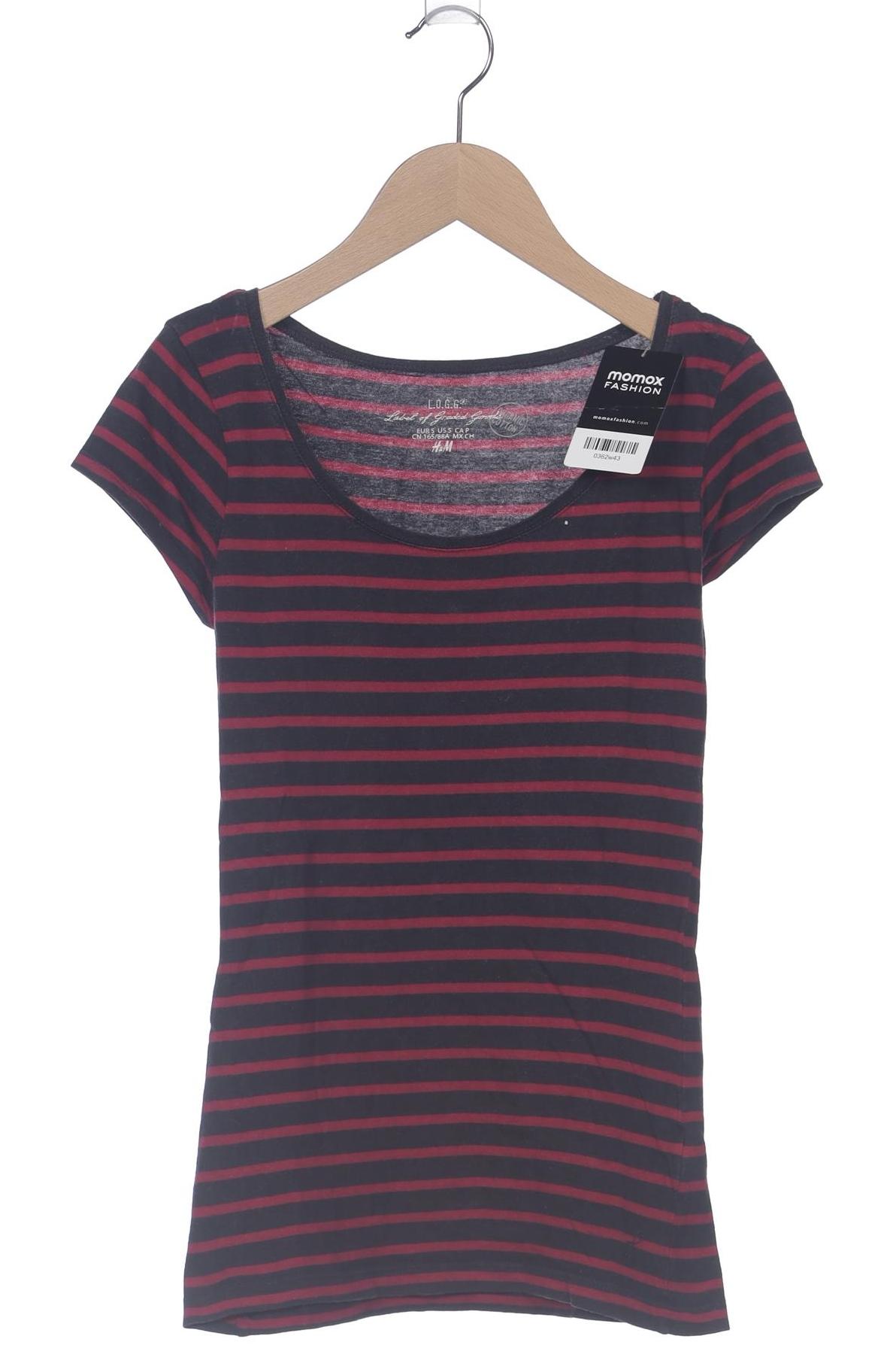 

H&M Damen T-Shirt, marineblau, Gr. 36