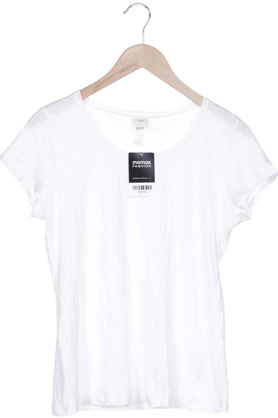 

H&M Damen T-Shirt, weiß, Gr. 38