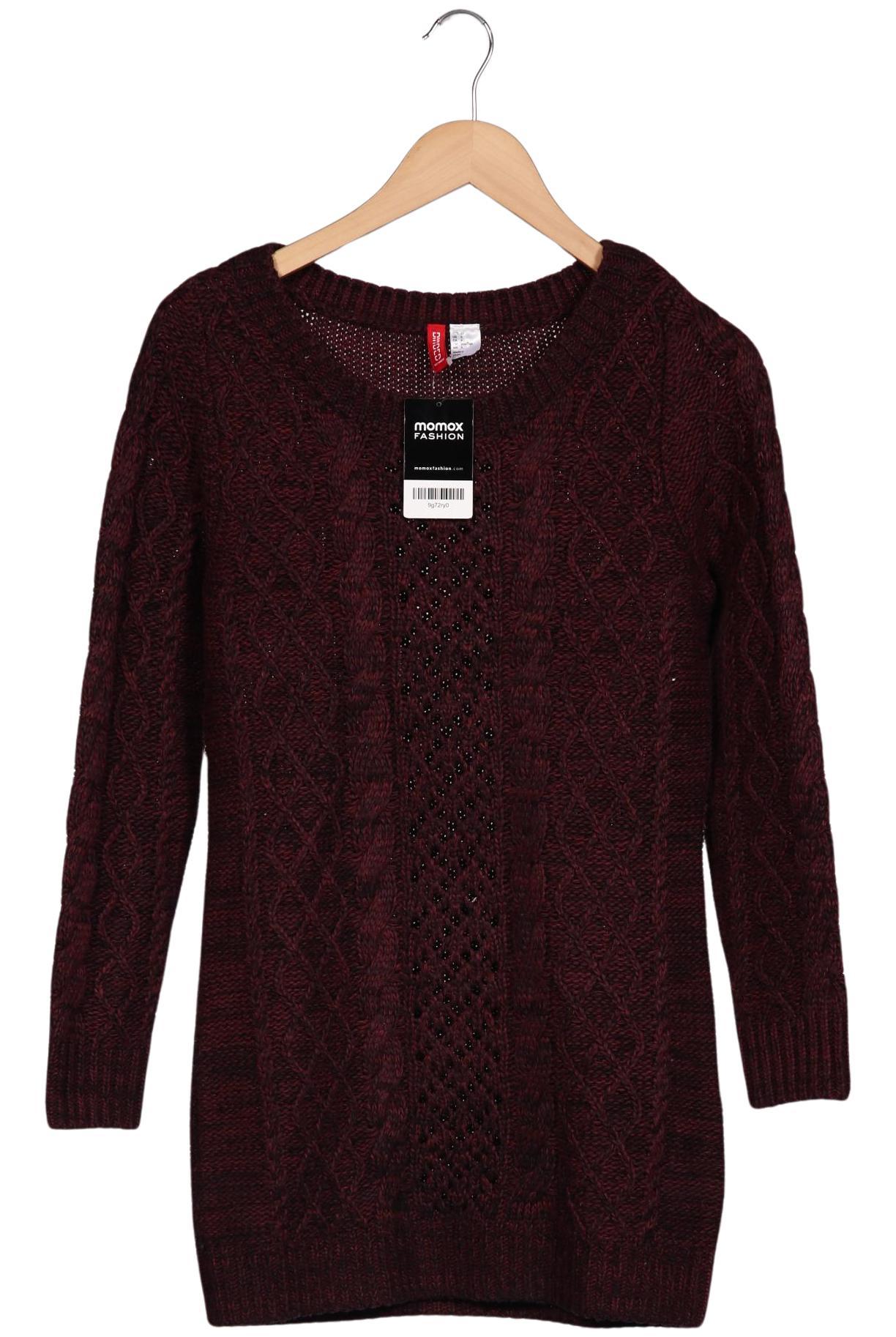 

H&M Damen Pullover, bordeaux, Gr. 36