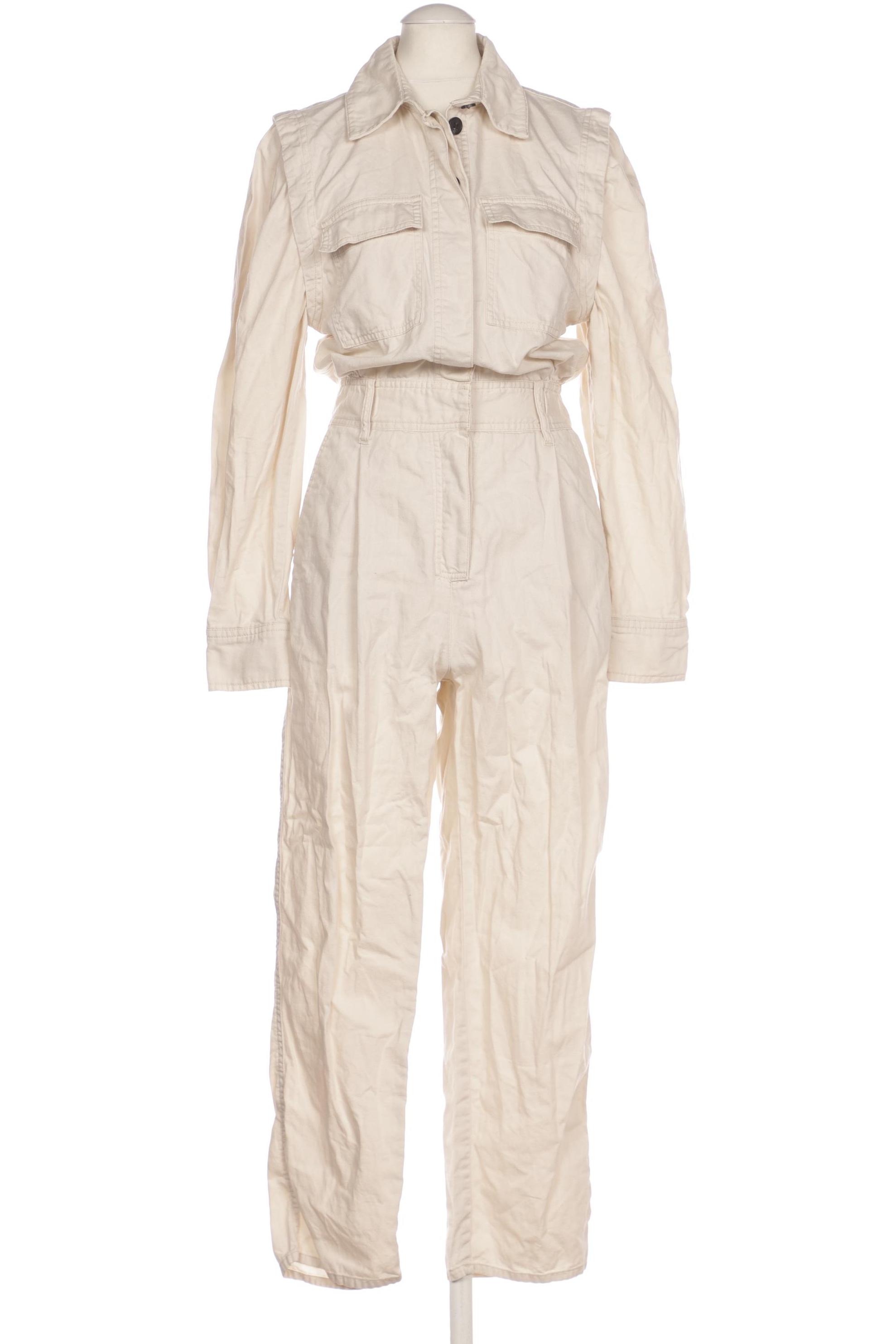 

H&M Damen Jumpsuit/Overall, cremeweiß