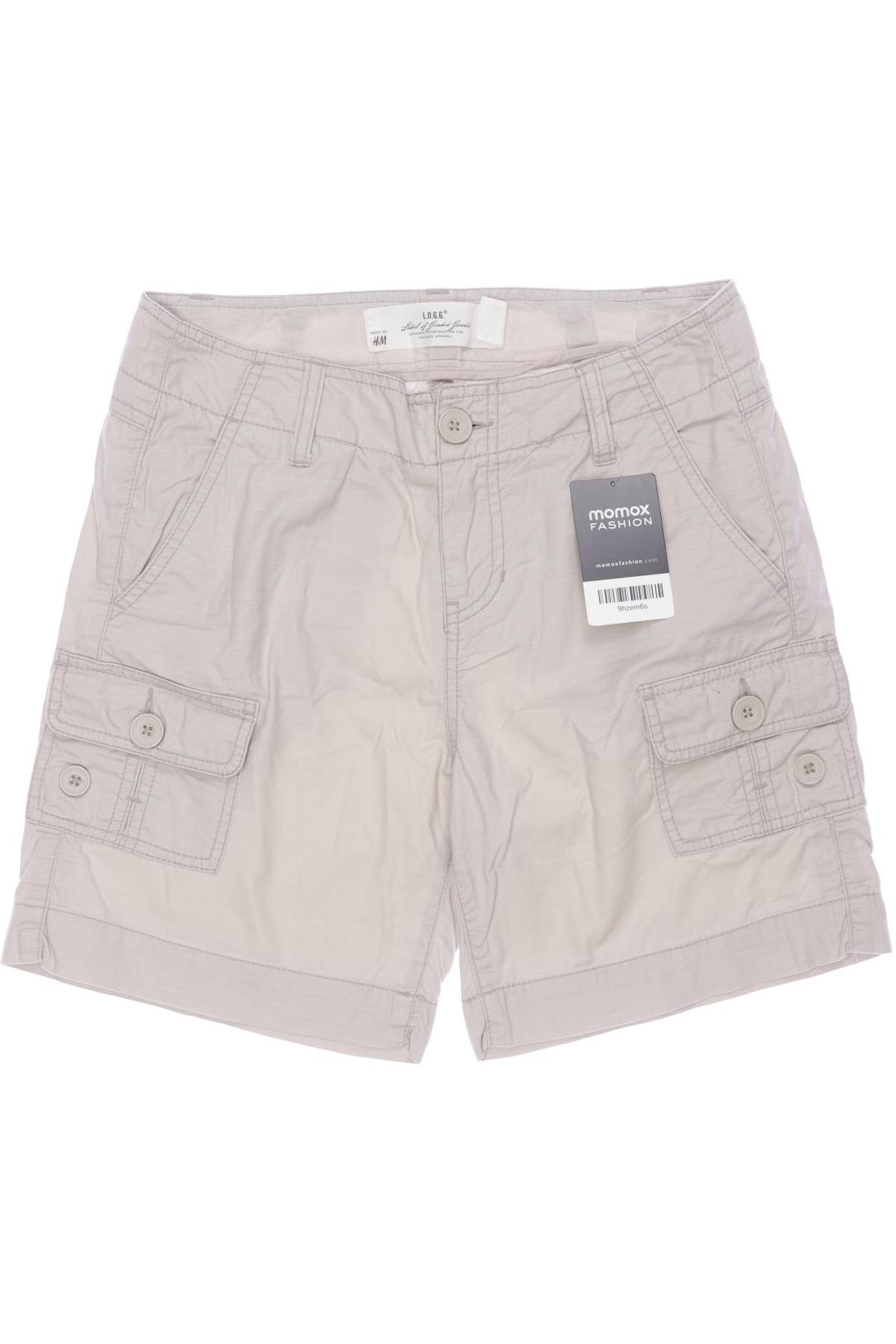 

H&M Damen Shorts, beige, Gr. 34