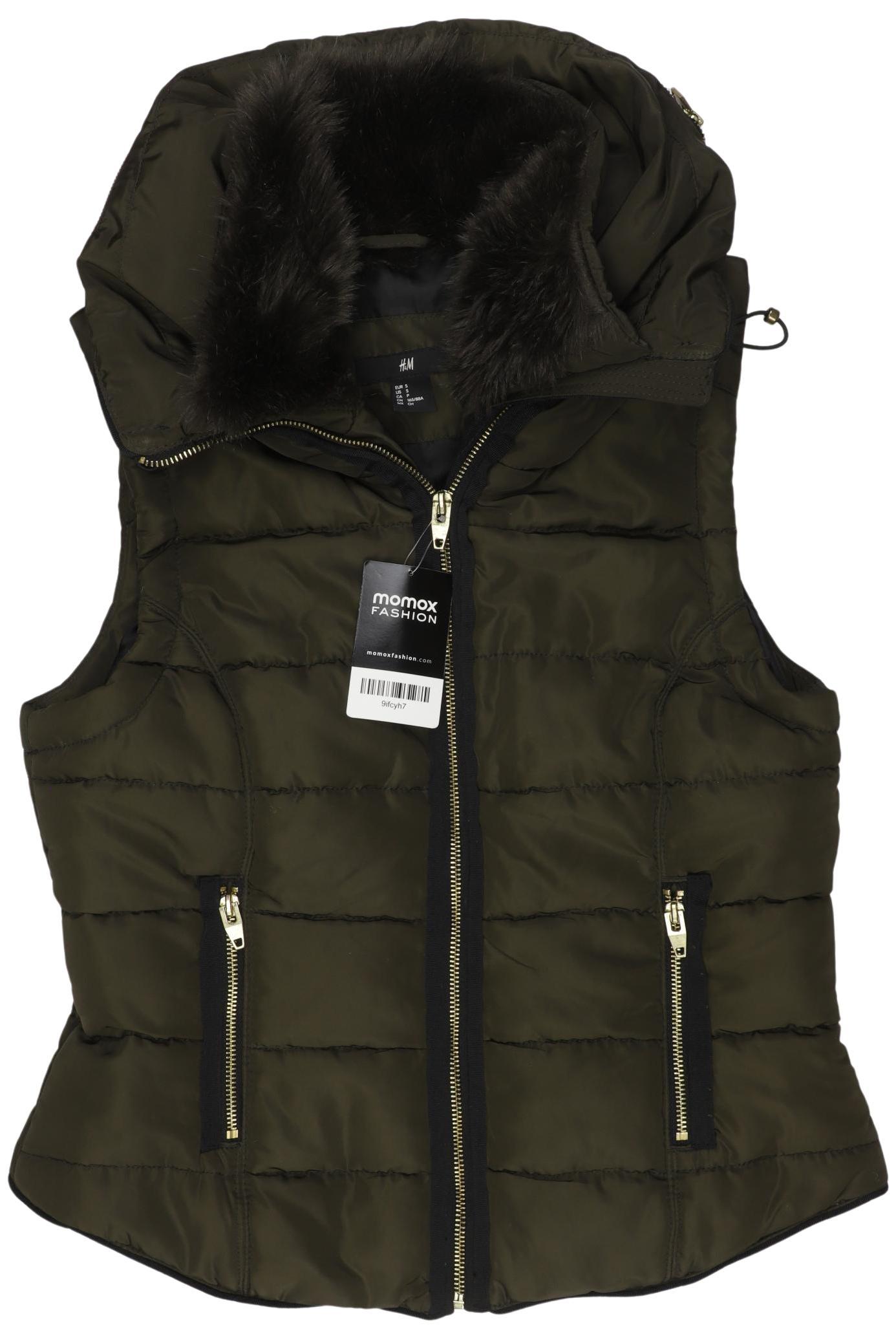 

H&M Damen Weste, grün, Gr. 36