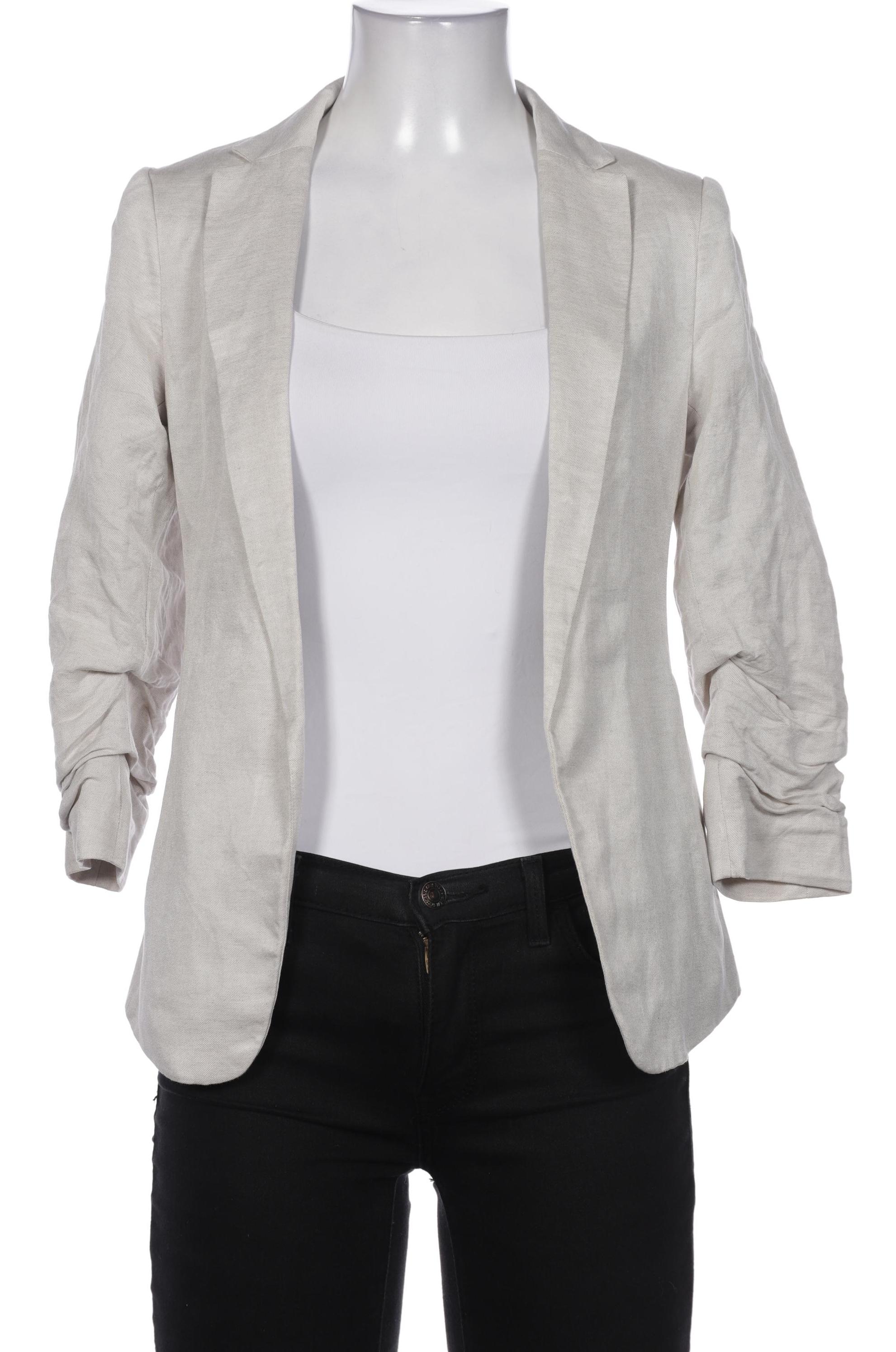 

H&M Damen Blazer, cremeweiß, Gr. 34