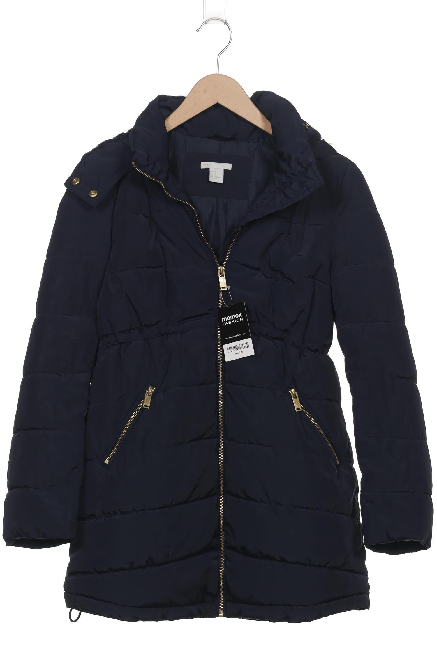 

H&M Damen Mantel, marineblau, Gr. 34