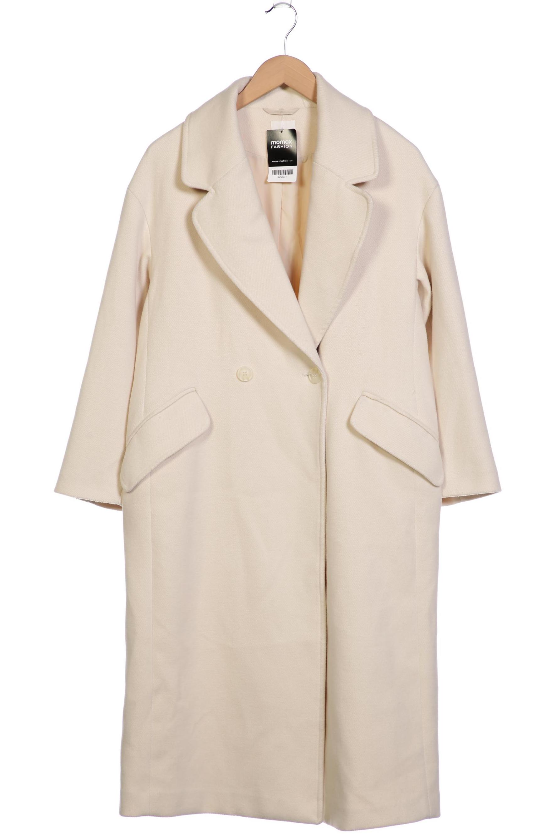 

H&M Damen Mantel, cremeweiß, Gr. 36