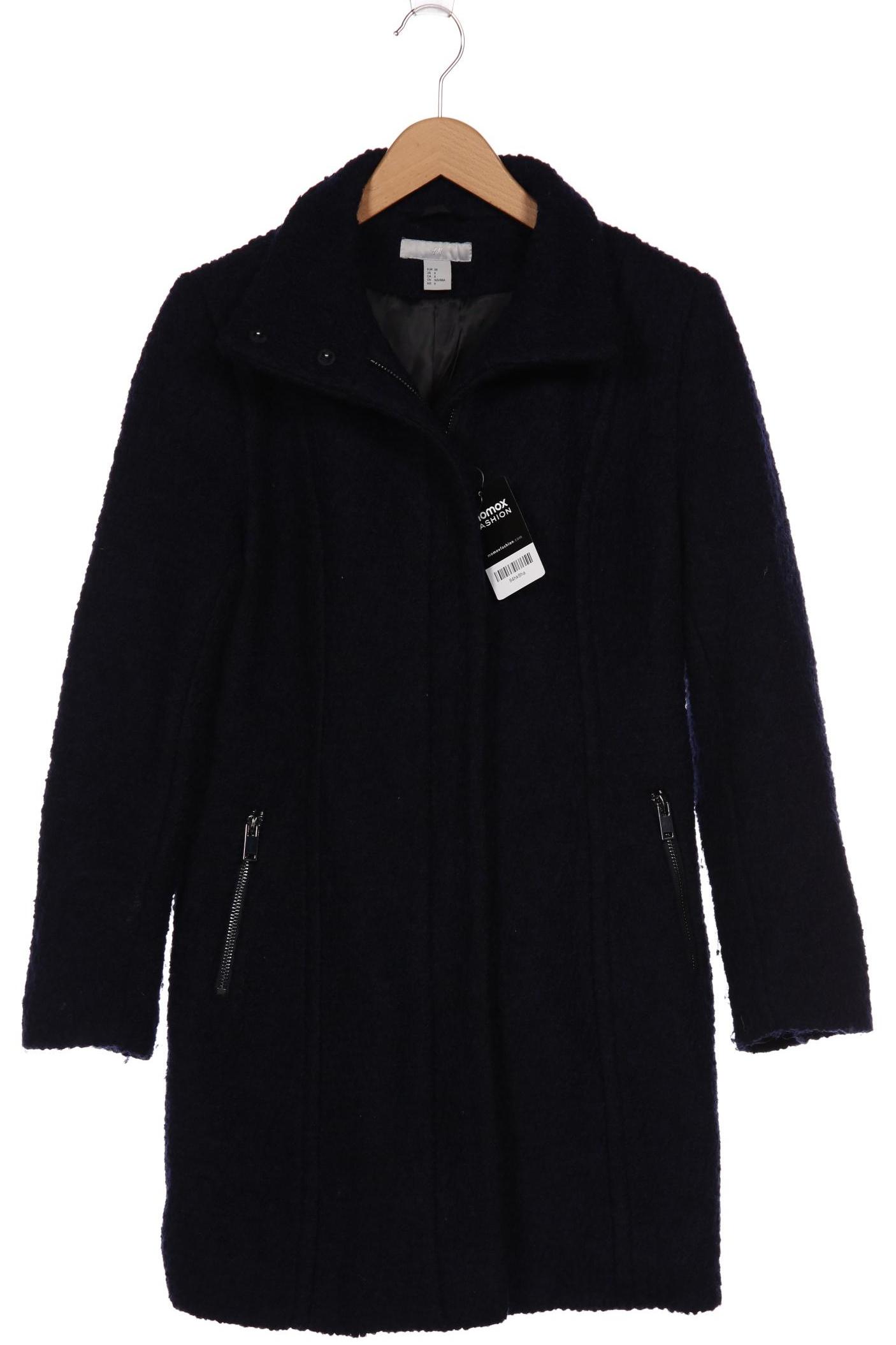 

H&M Damen Mantel, marineblau, Gr. 38