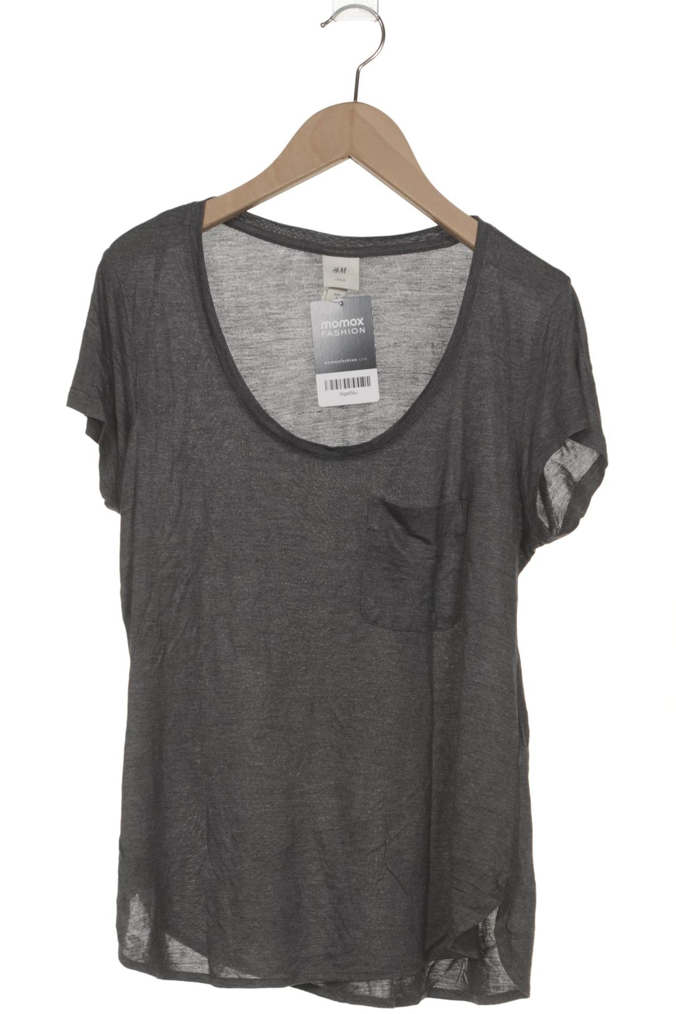 

H&M Damen T-Shirt, grau, Gr. 36
