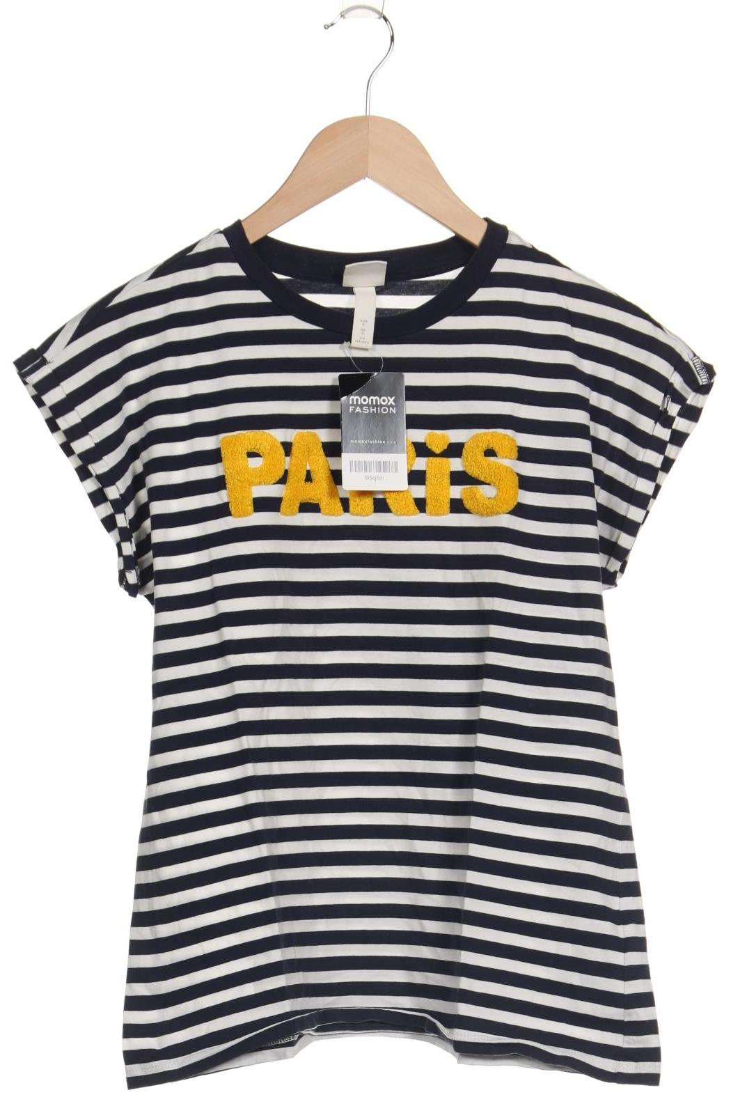 

H&M Damen T-Shirt, marineblau, Gr. 36