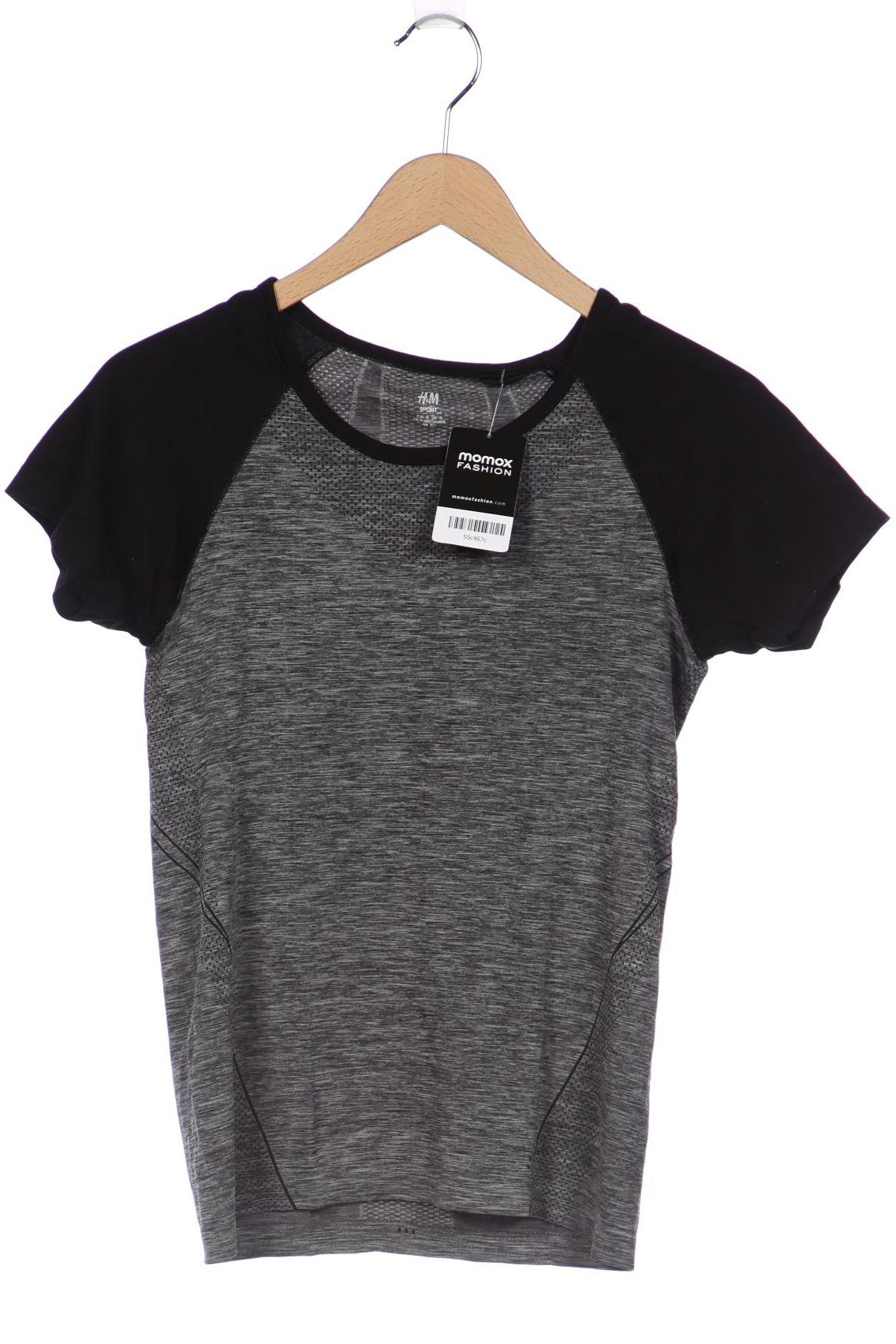 

H&M Damen T-Shirt, grau