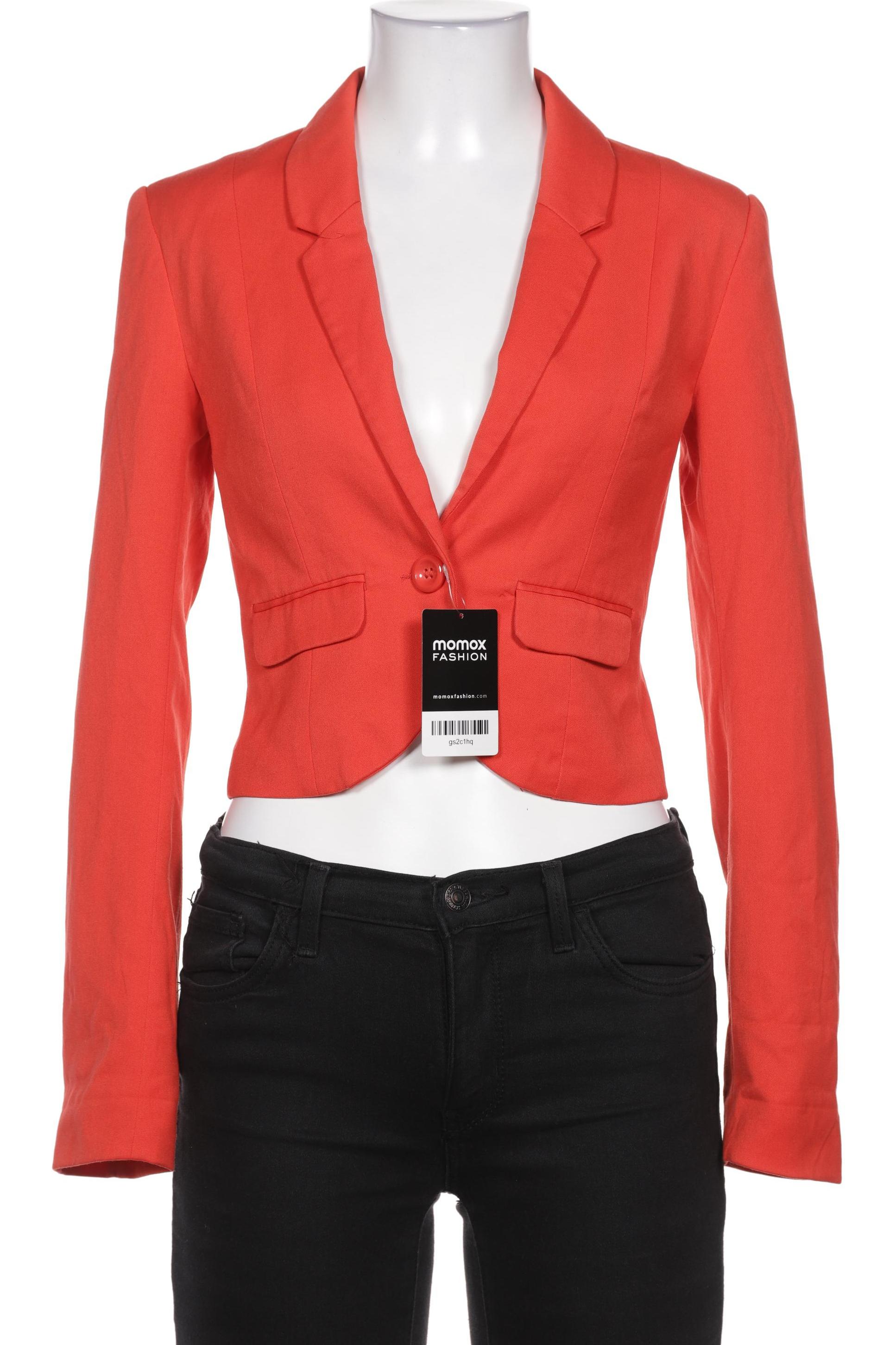 

H&M Damen Blazer, rot, Gr. 34