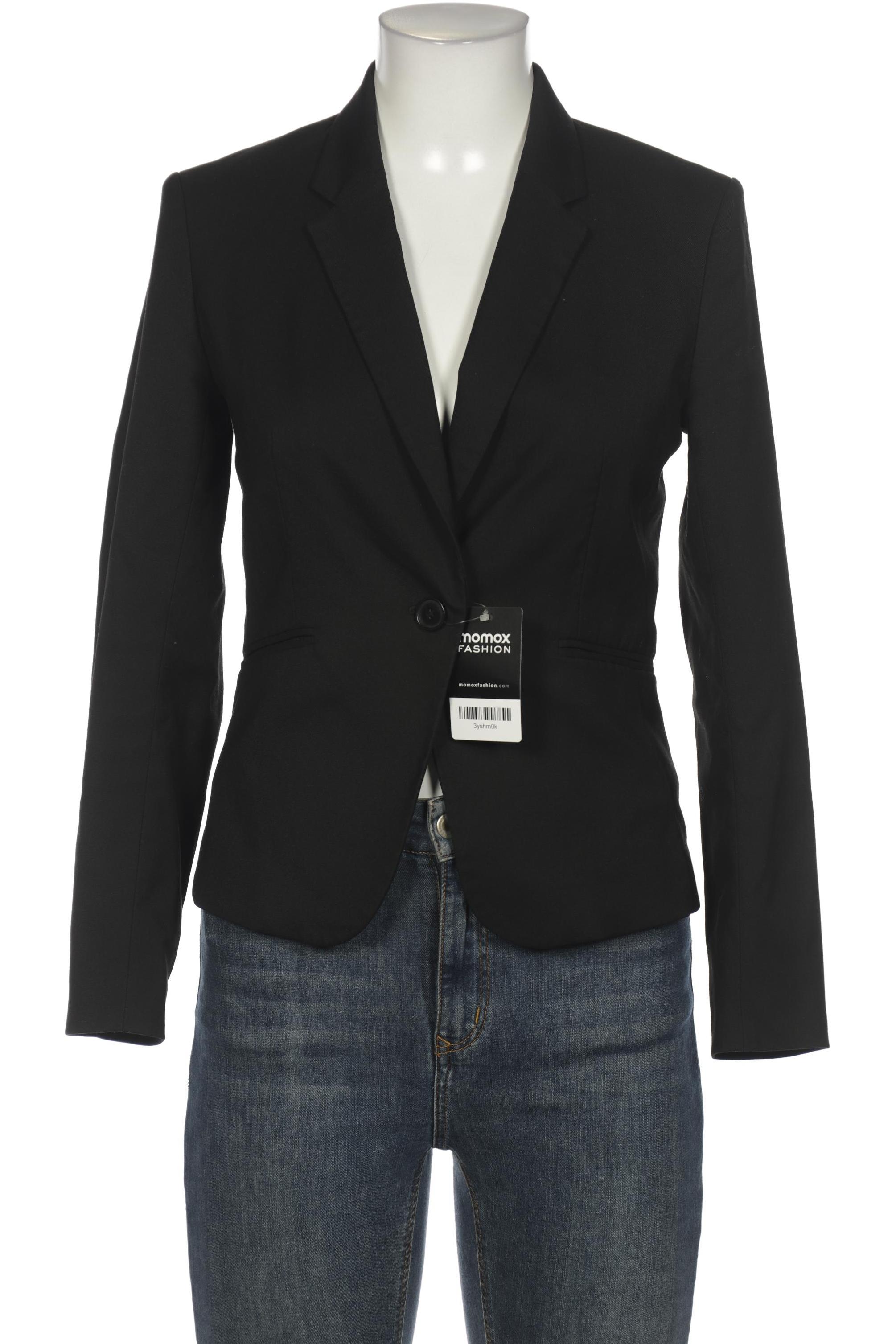 

H&M Damen Blazer, schwarz, Gr. 38