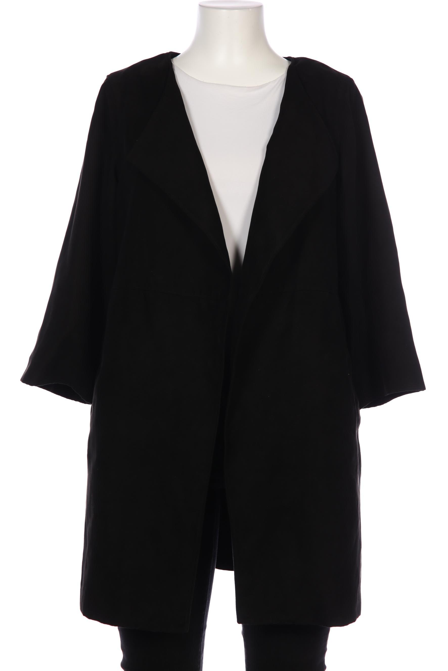 

H&M Damen Mantel, schwarz, Gr. 46