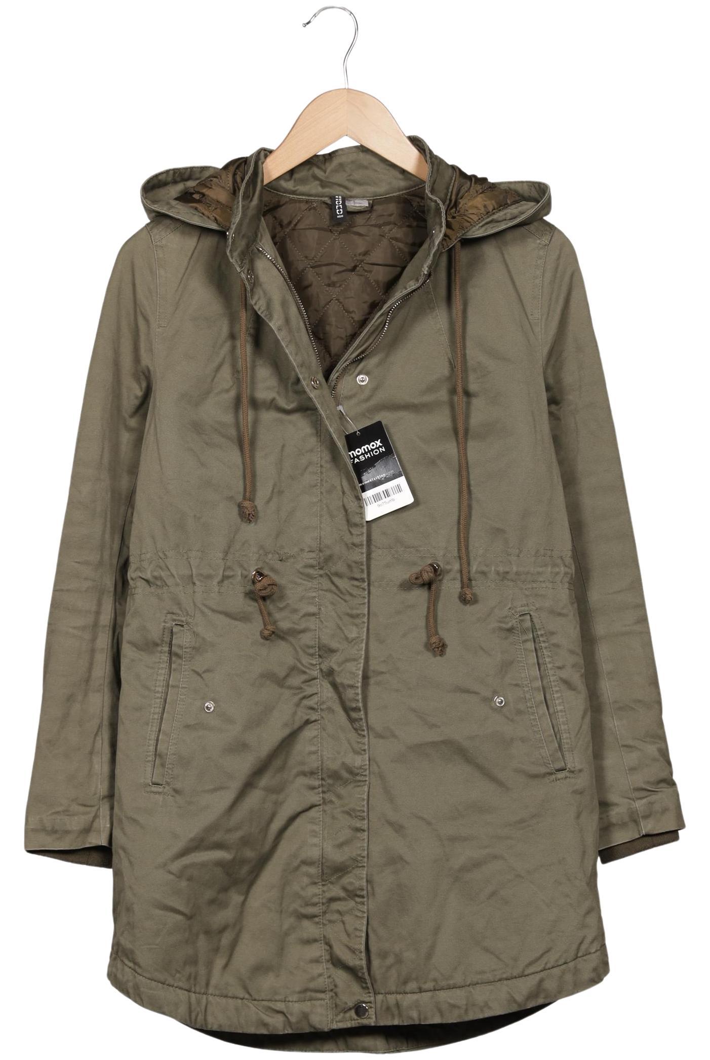 

H&M Damen Mantel, grün, Gr. 38