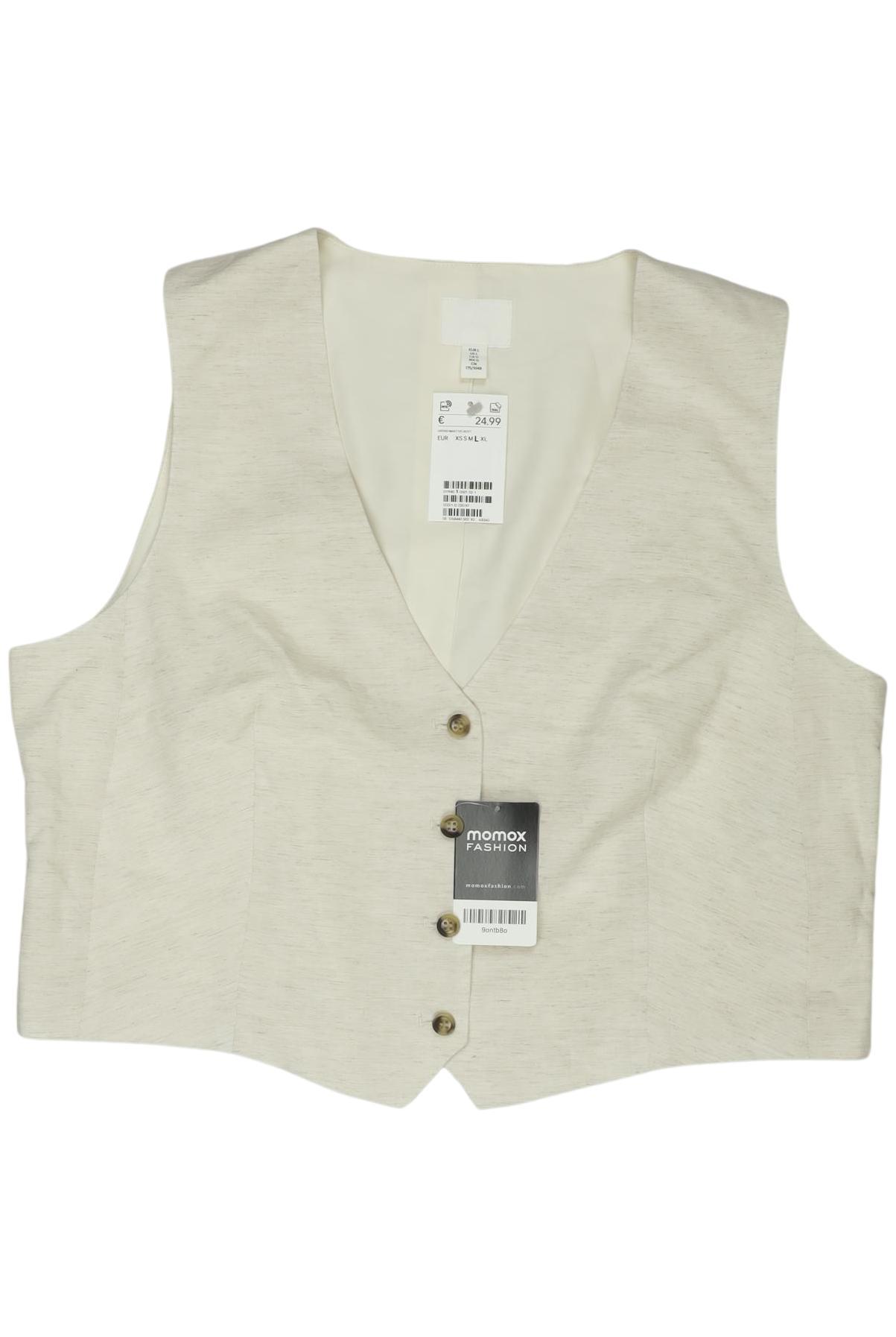 

H&M Damen Weste, beige, Gr. 42
