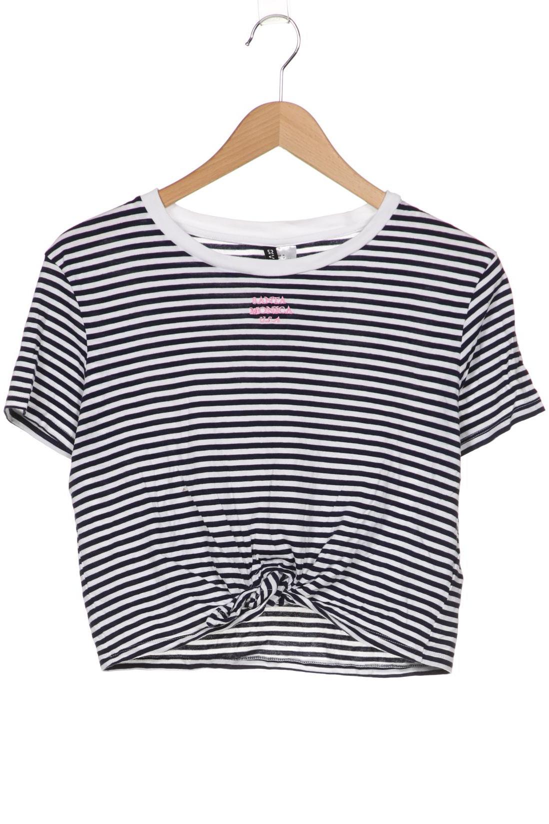 

H&M Damen T-Shirt, marineblau