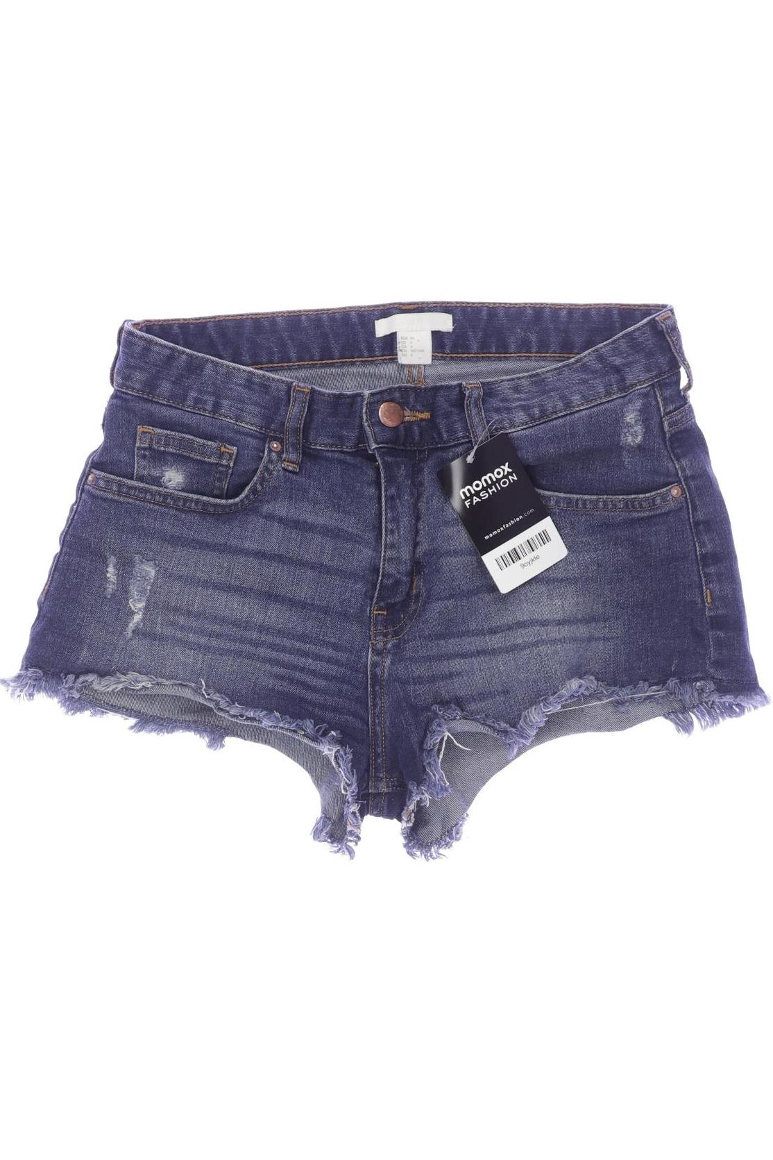 

H&M Damen Shorts, marineblau, Gr. 34