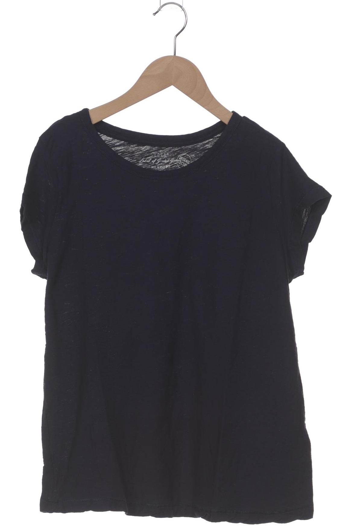 

H&M Damen T-Shirt, marineblau, Gr. 42