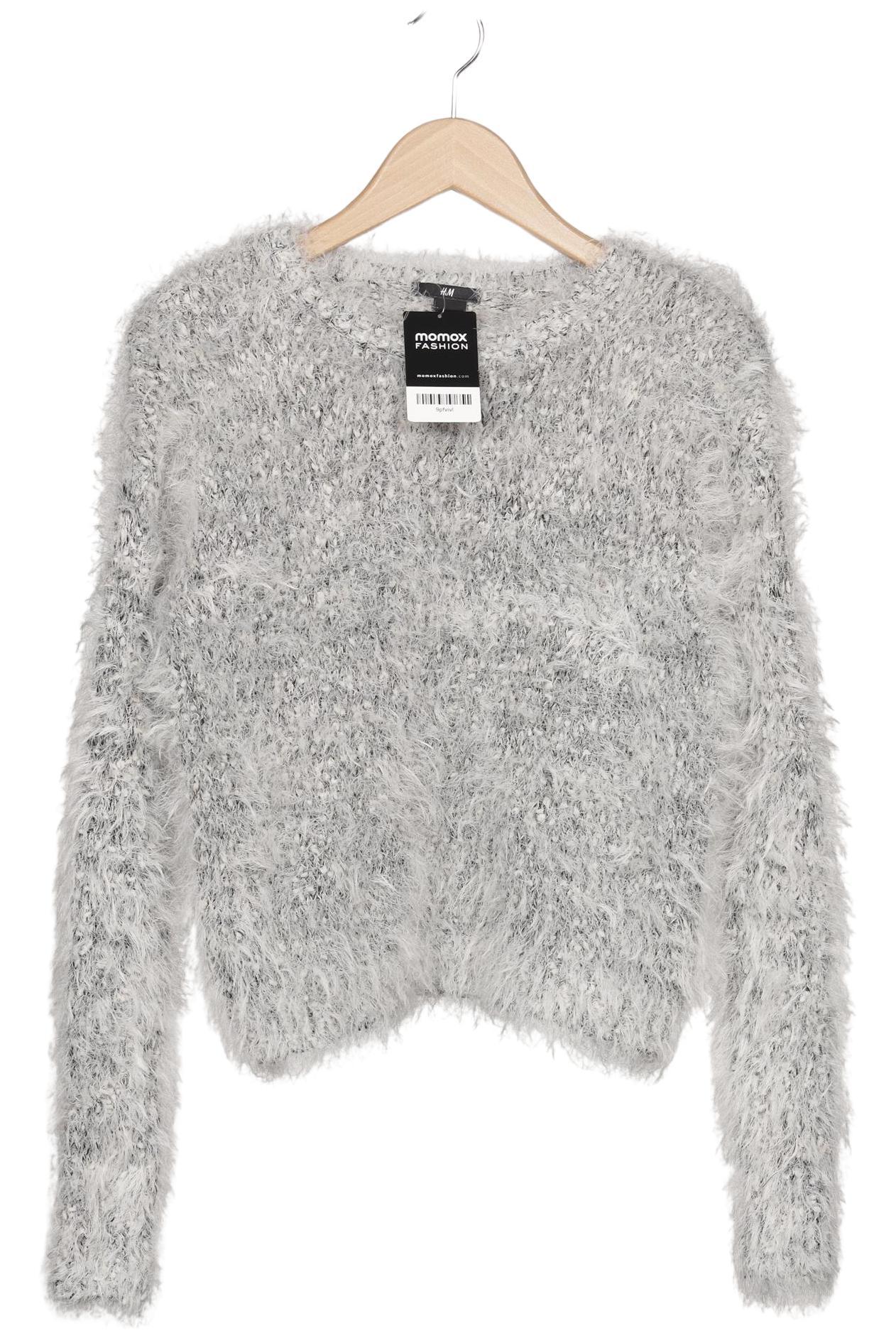 

H&M Damen Pullover, grau, Gr. 34