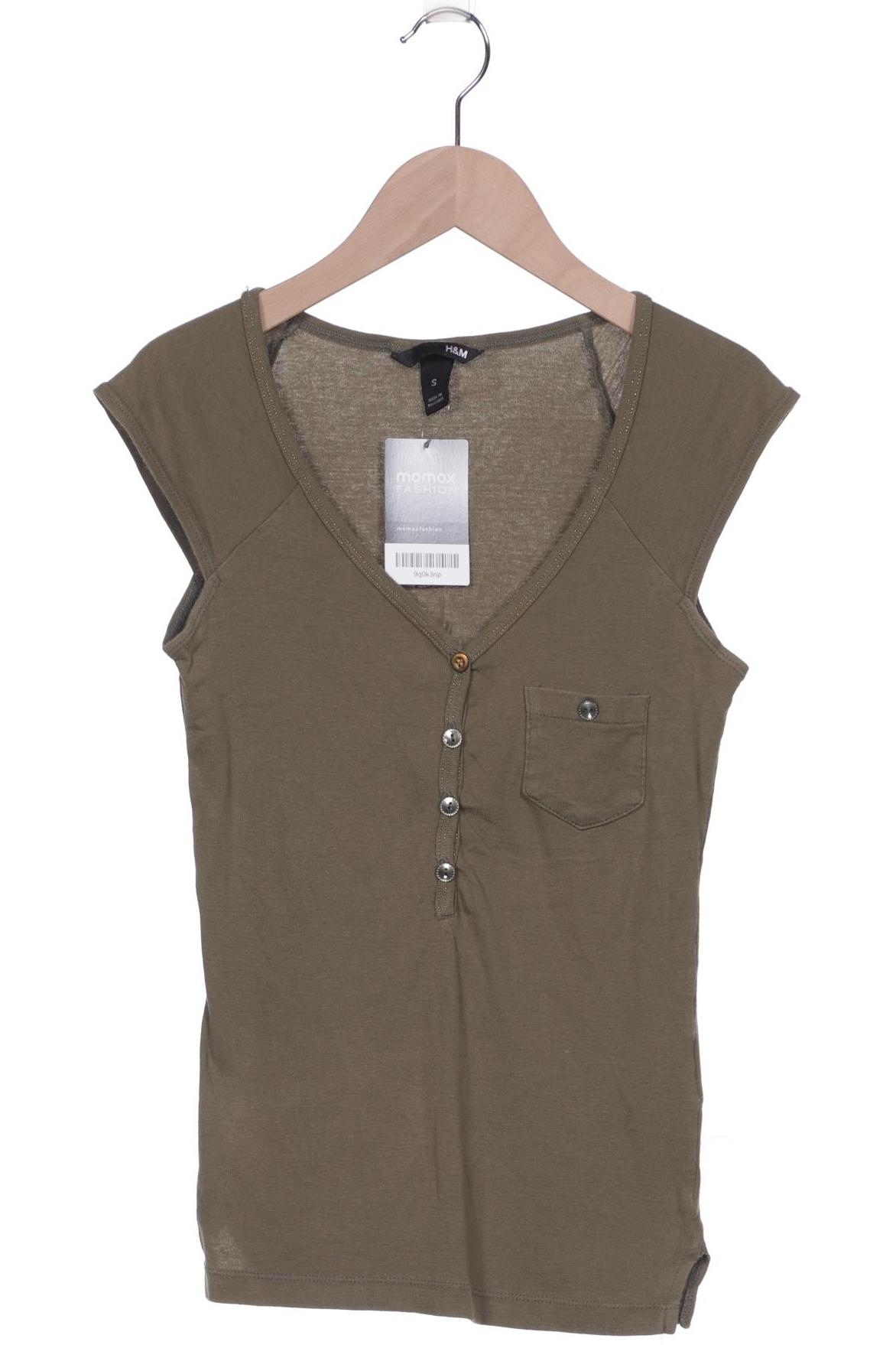

H&M Damen T-Shirt, grün