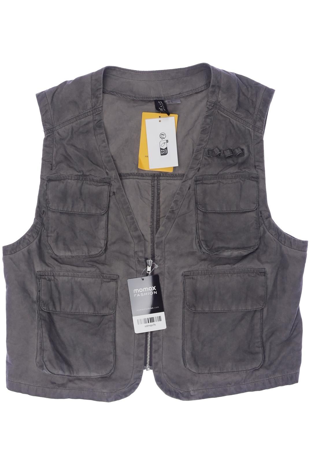 

H&M Damen Weste, grün, Gr. 38