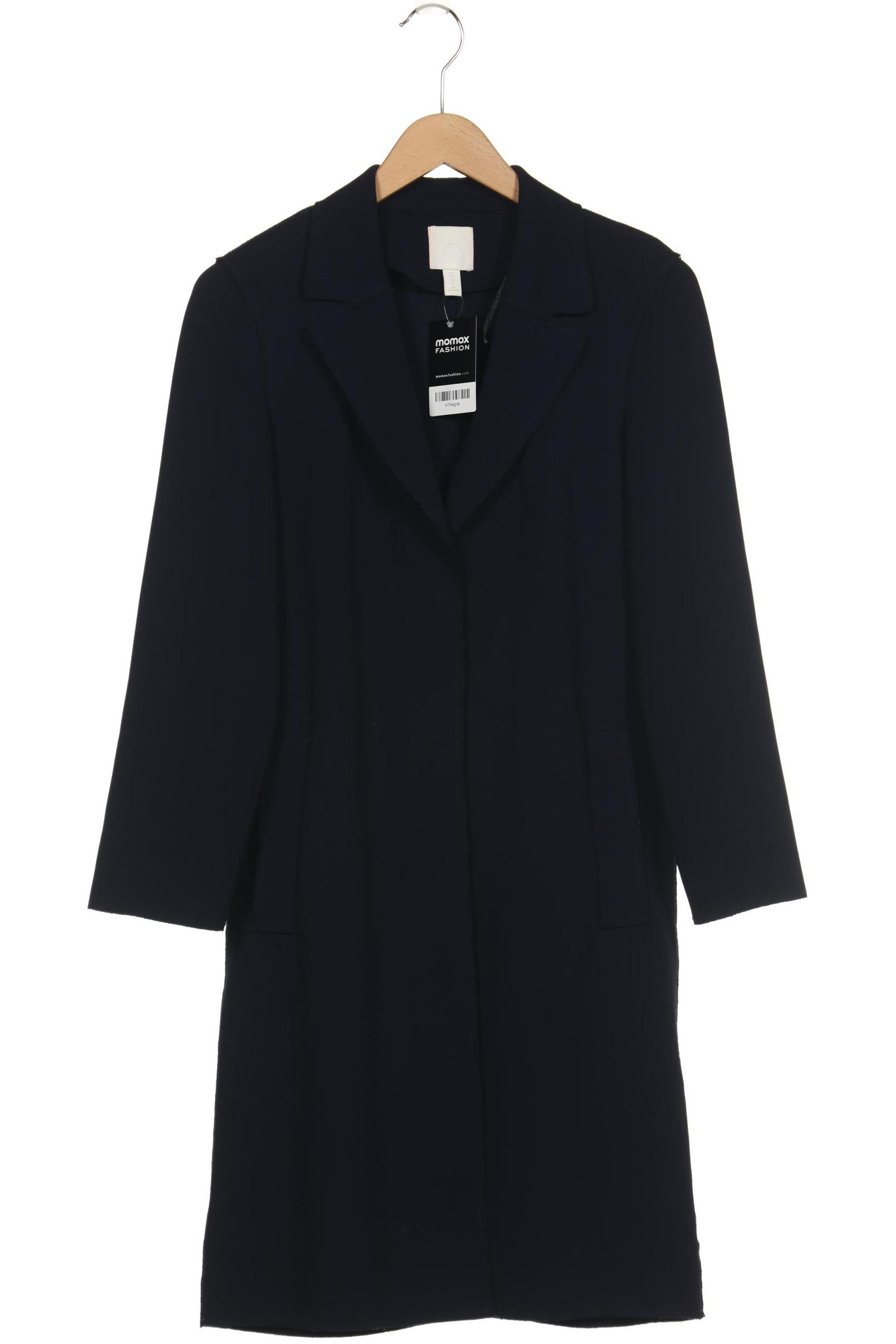 

H&M Damen Mantel, marineblau, Gr. 34
