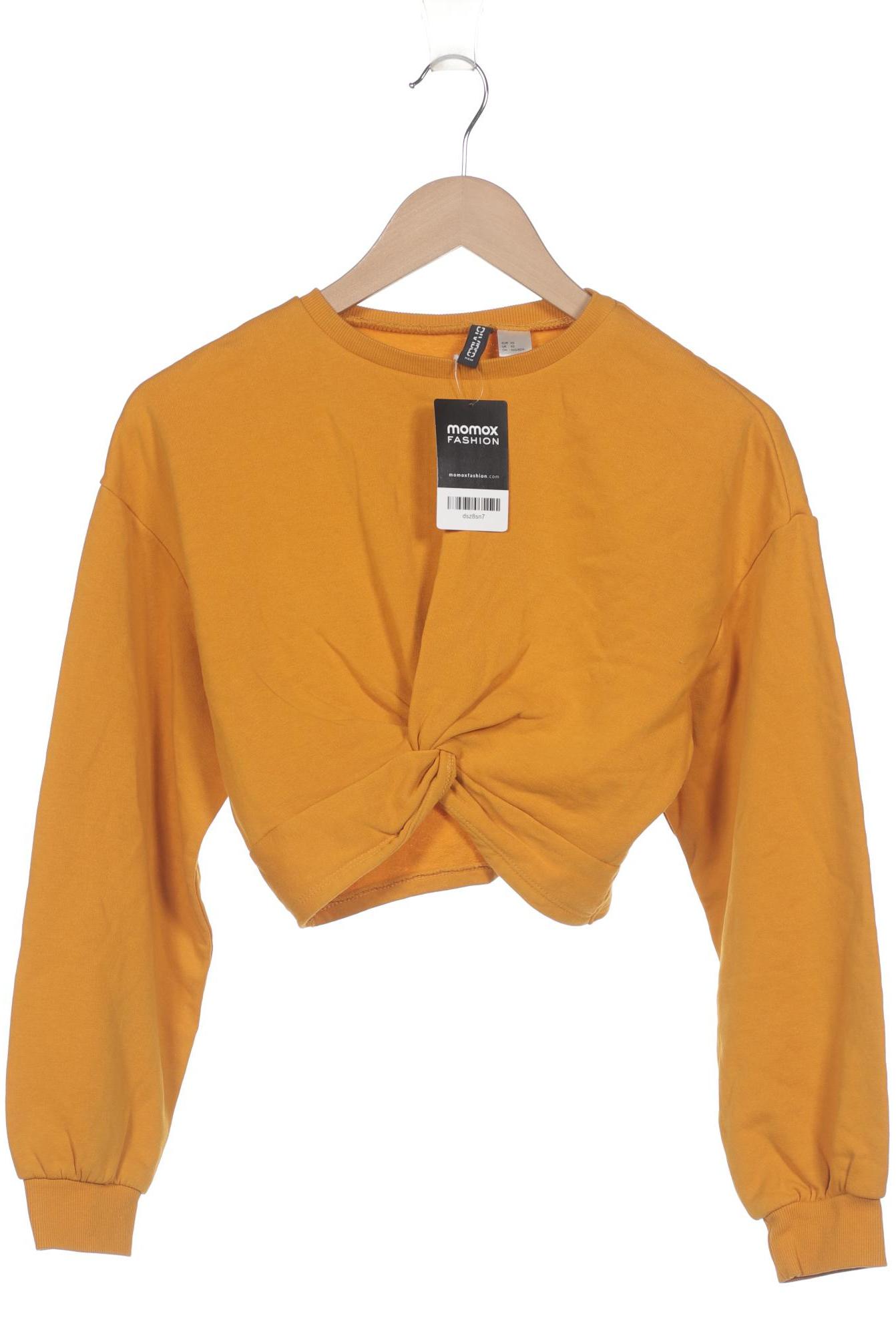 

H&M Damen Sweatshirt, orange, Gr. 34