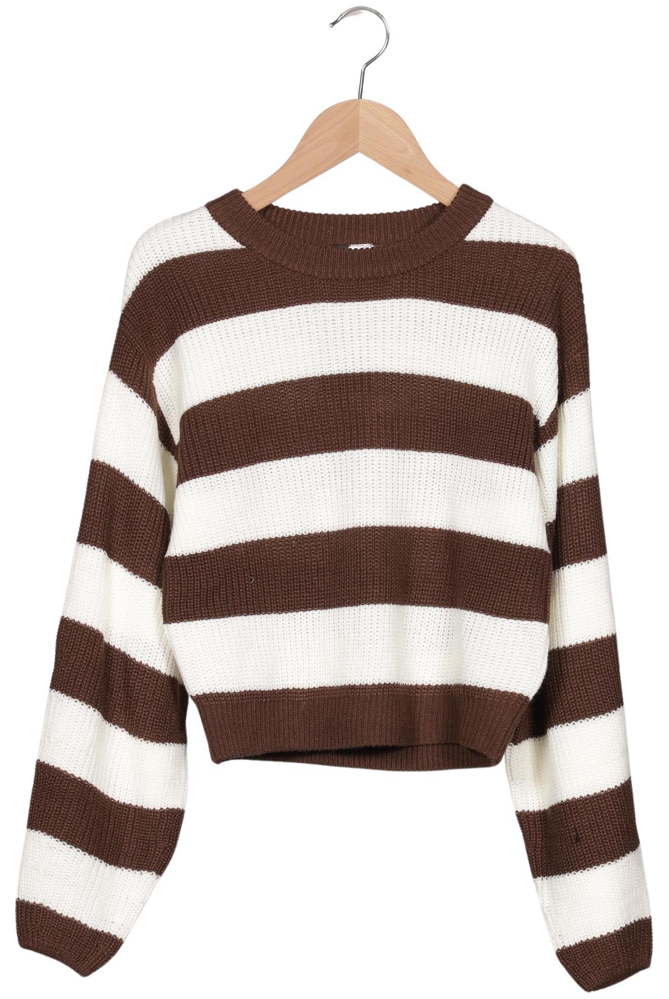 

H&M Damen Pullover, braun, Gr. 34