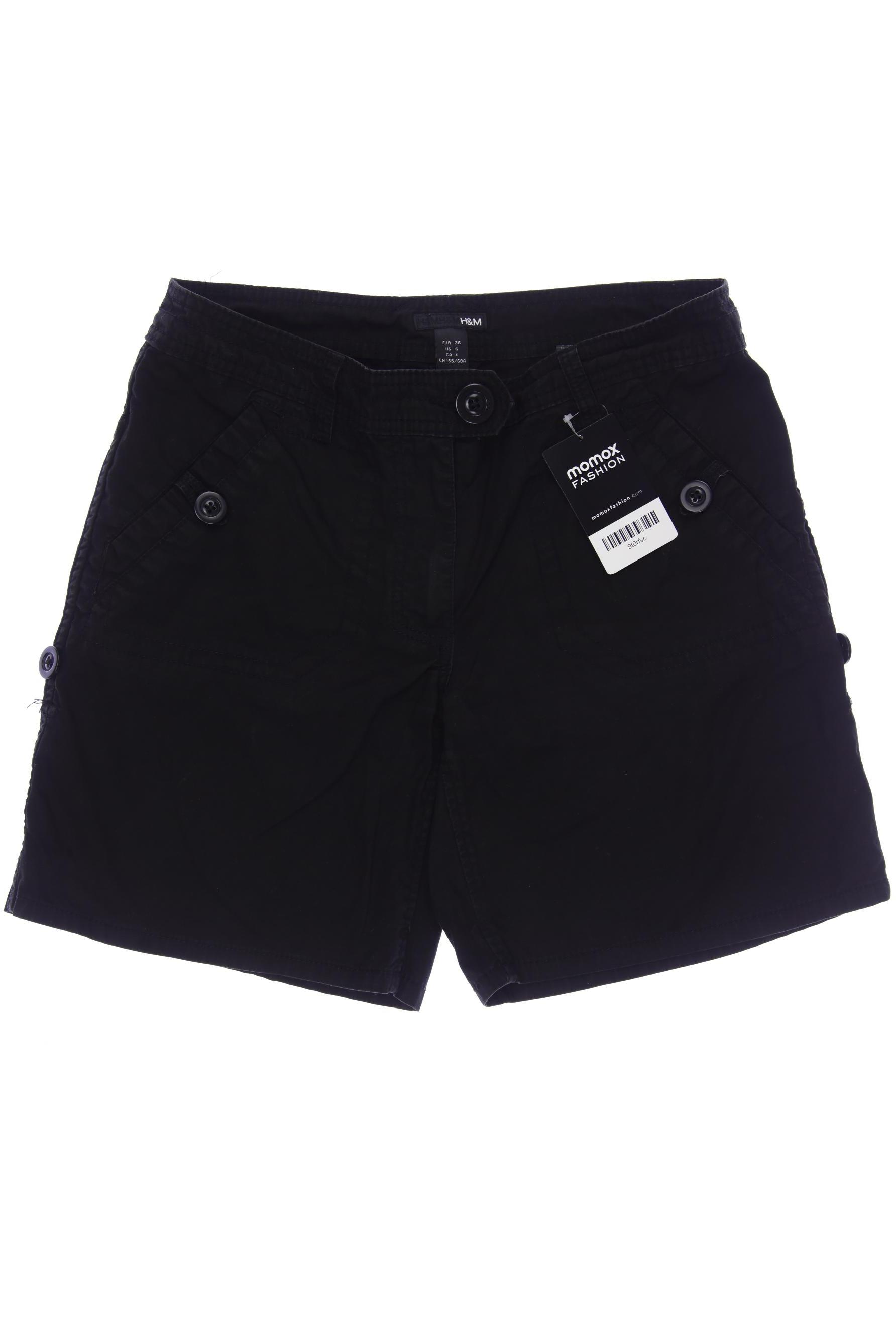 

H&M Damen Shorts, schwarz, Gr. 36