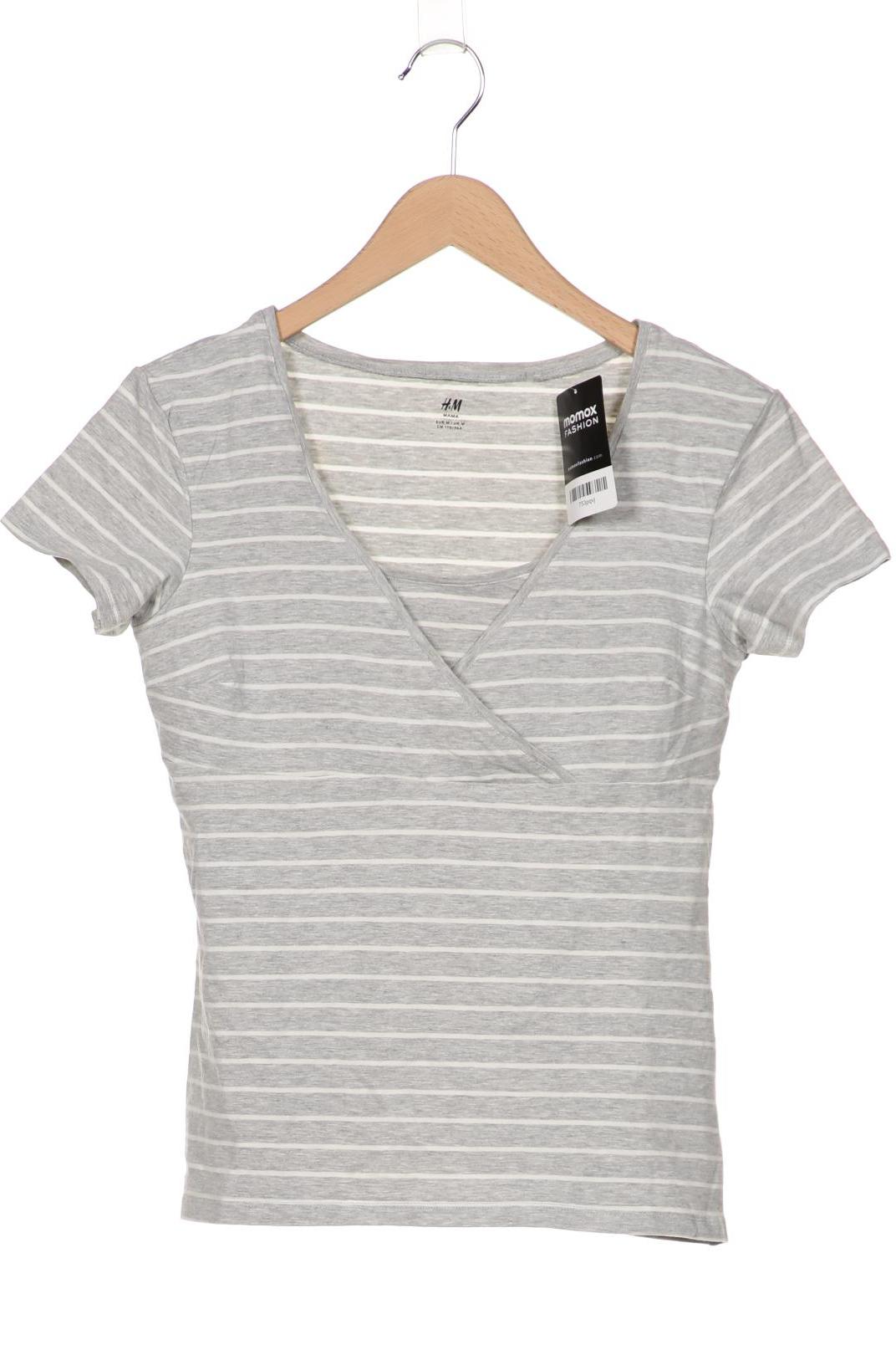 

H&M Damen T-Shirt, grau, Gr. 38