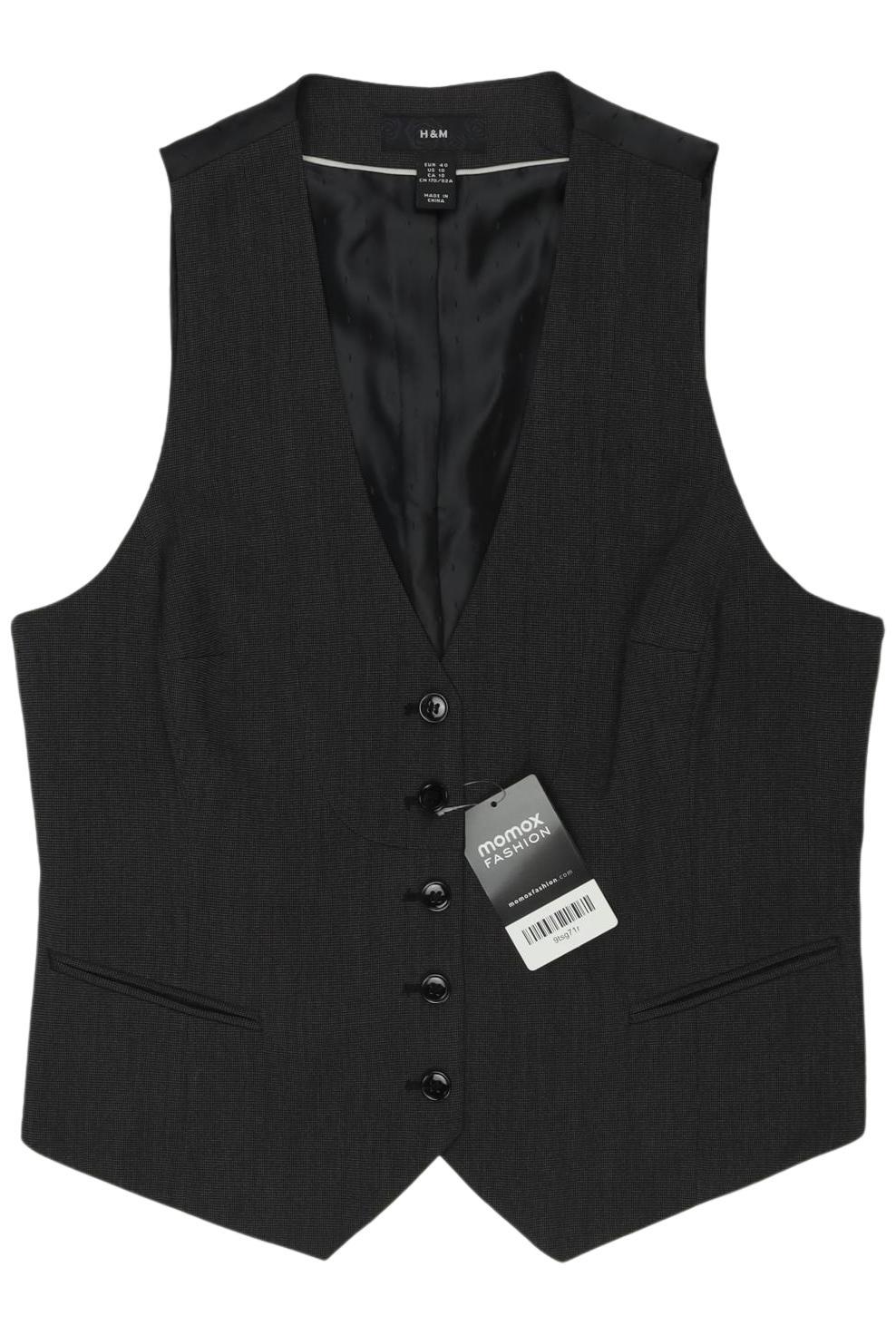 

H&M Damen Weste, grau, Gr. 40