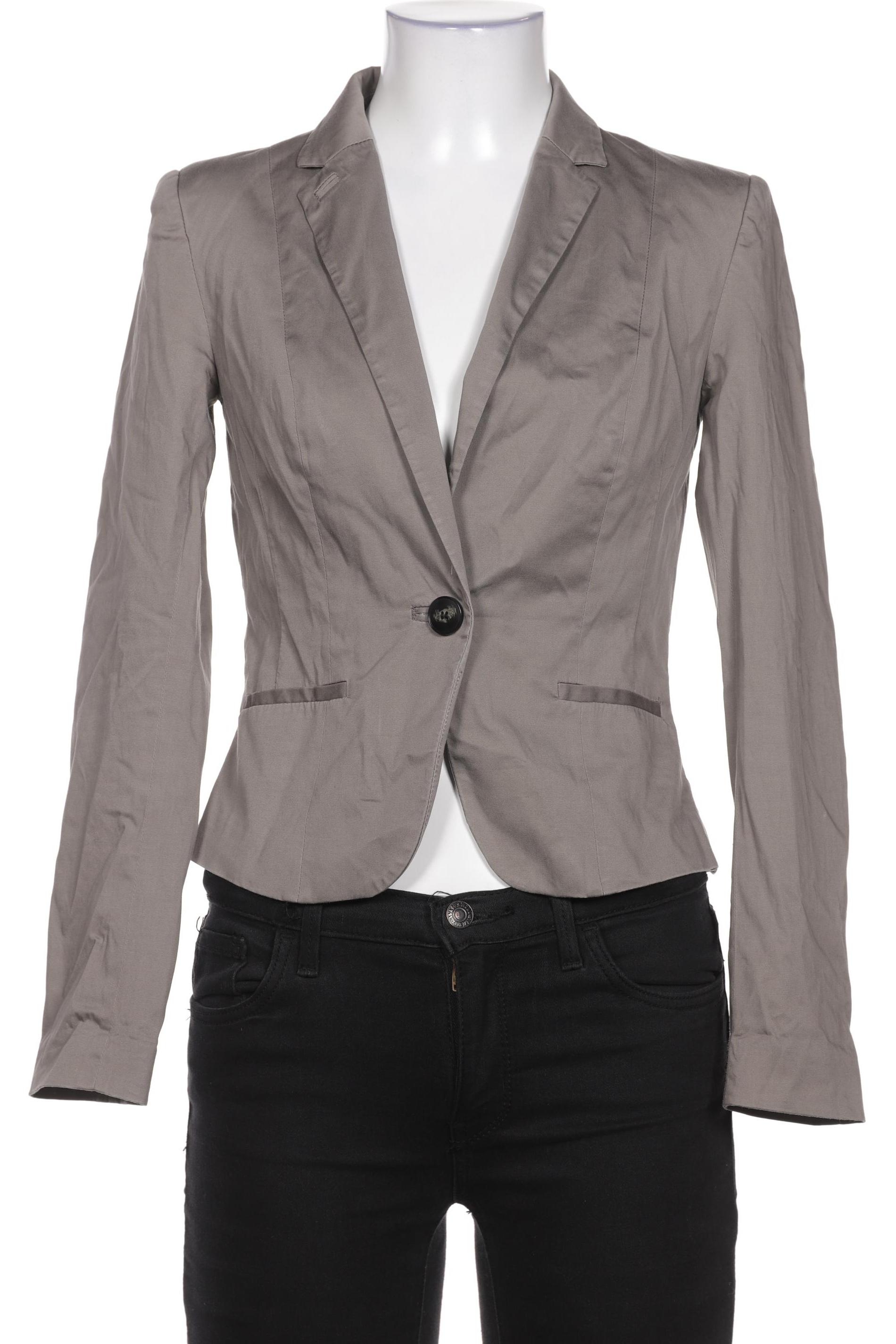 

H&M Damen Blazer, grau, Gr. 34