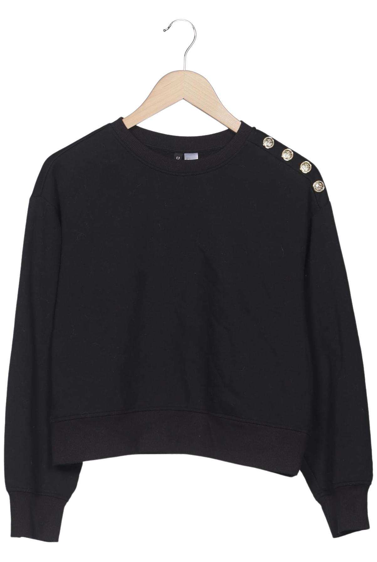 

H&M Damen Sweatshirt, schwarz, Gr. 36
