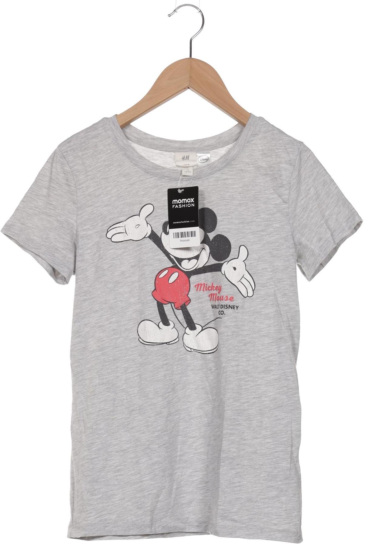 

H&M Damen T-Shirt, grau, Gr. 34