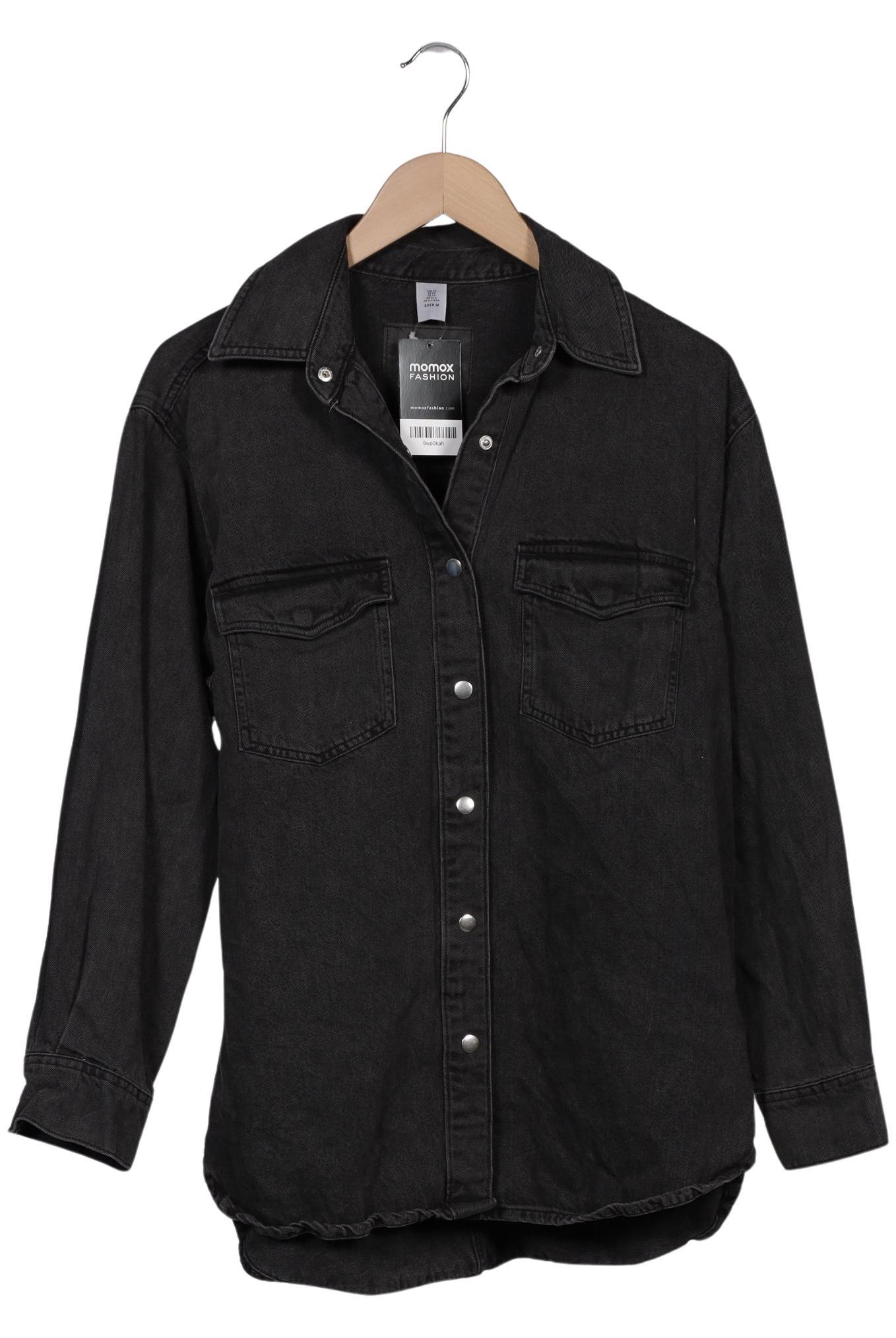 

H&M Damen Jacke, schwarz, Gr. 34