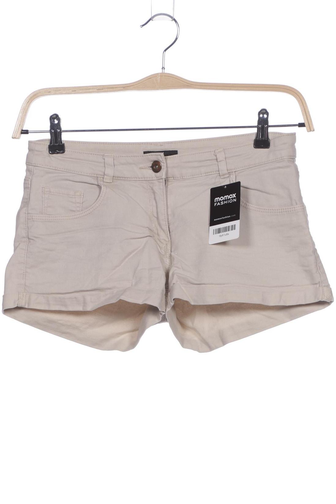 

H&M Damen Shorts, cremeweiß, Gr. 36