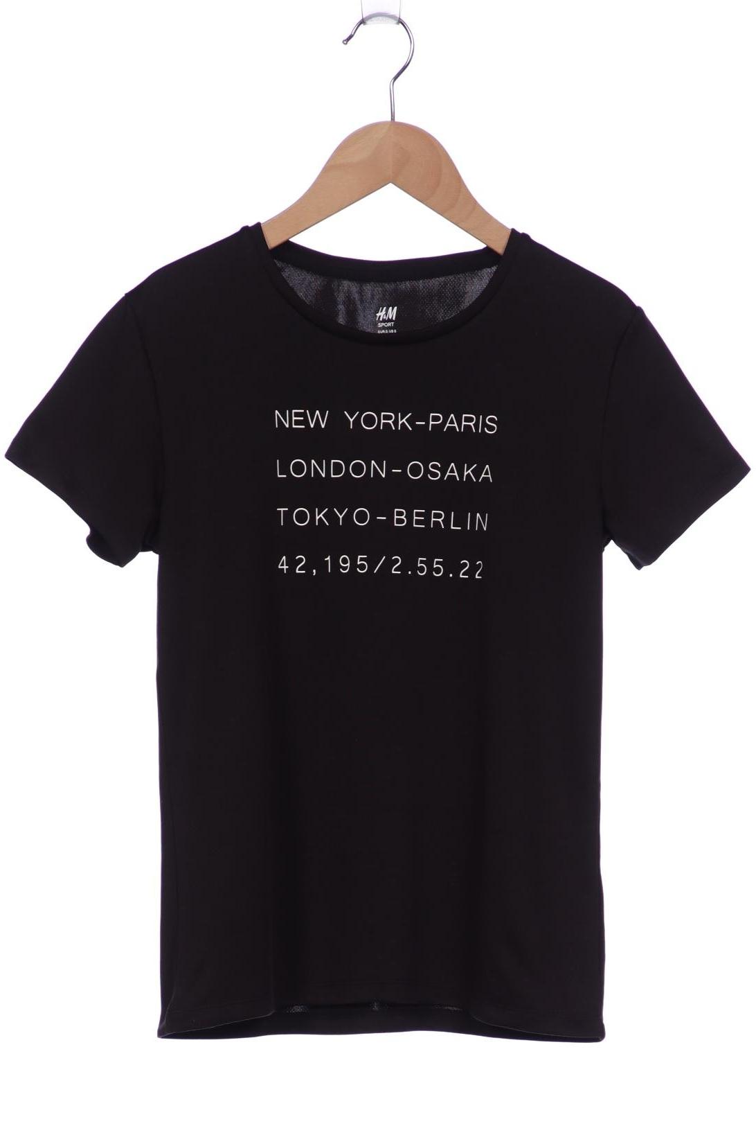 

H&M Damen T-Shirt, schwarz, Gr. 36