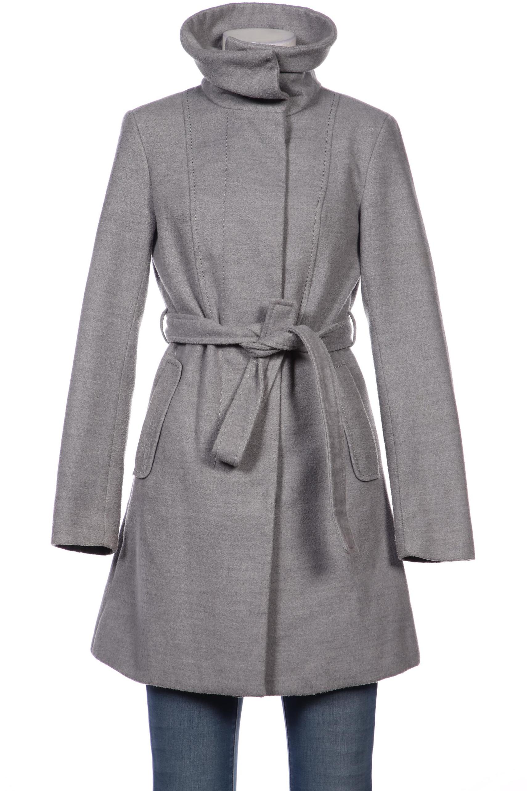 

H&M Damen Mantel, grau, Gr. 34