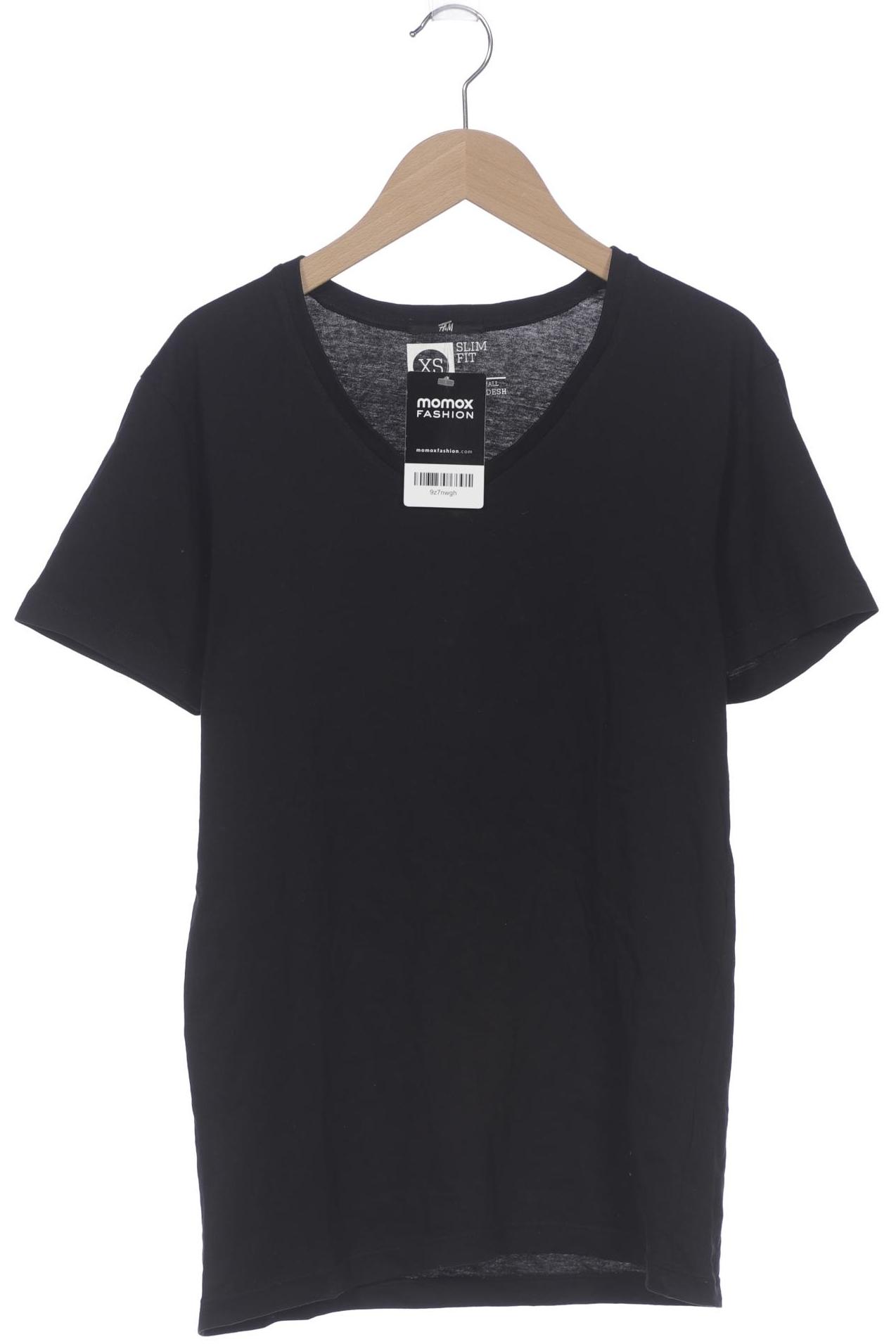 

H&M Damen T-Shirt, schwarz, Gr. 34